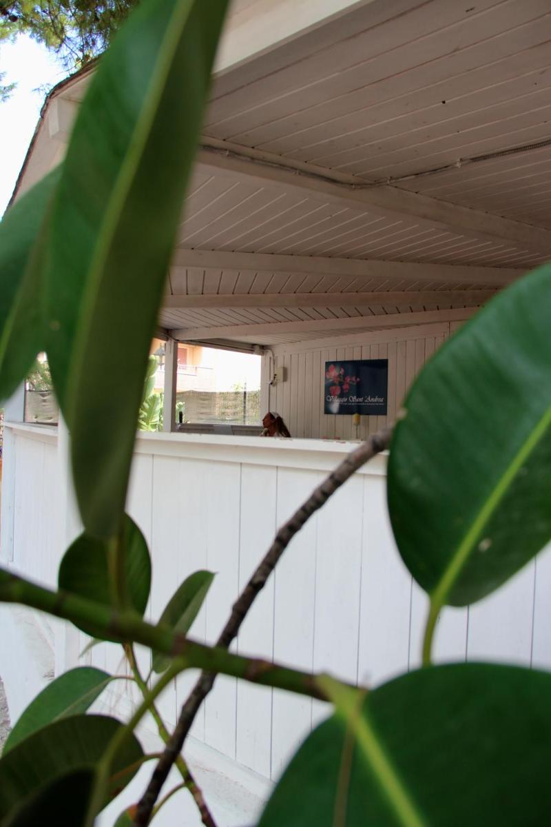 outdoor BBQ area
