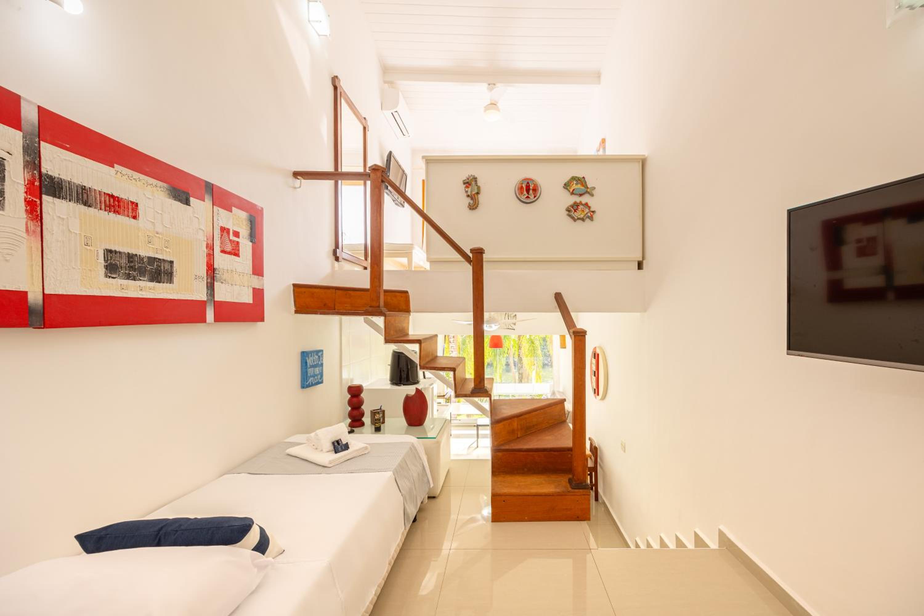 Lindo Loft na Praia de Barra do Una à beira do Rio