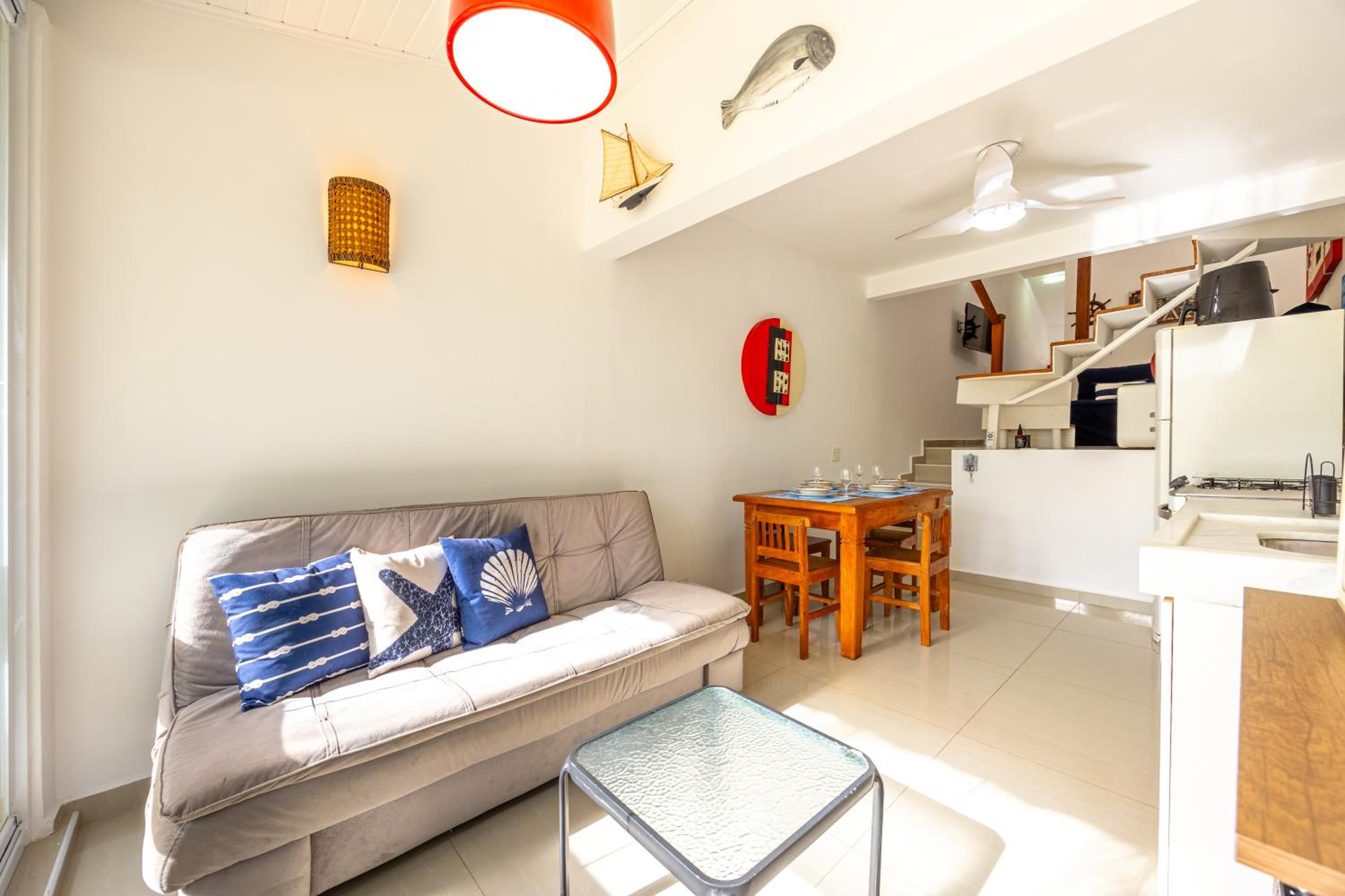 Lindo Loft na Praia de Barra do Una à beira do Rio