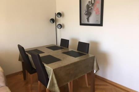 500 meters from the train station