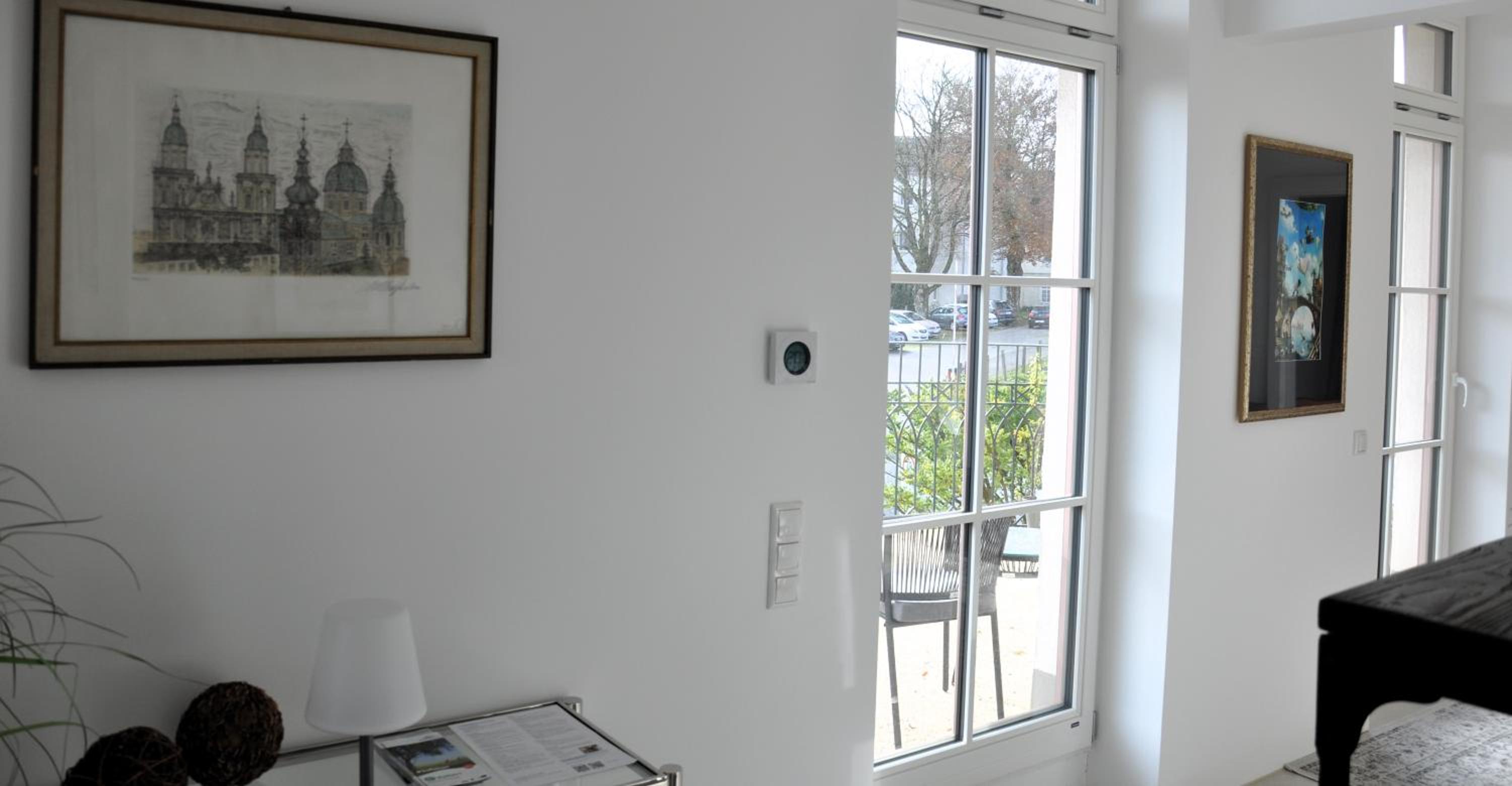 Luxus-Apartment in historischer Villa, Balkon & Lift, Nähe Therme Bad Hall