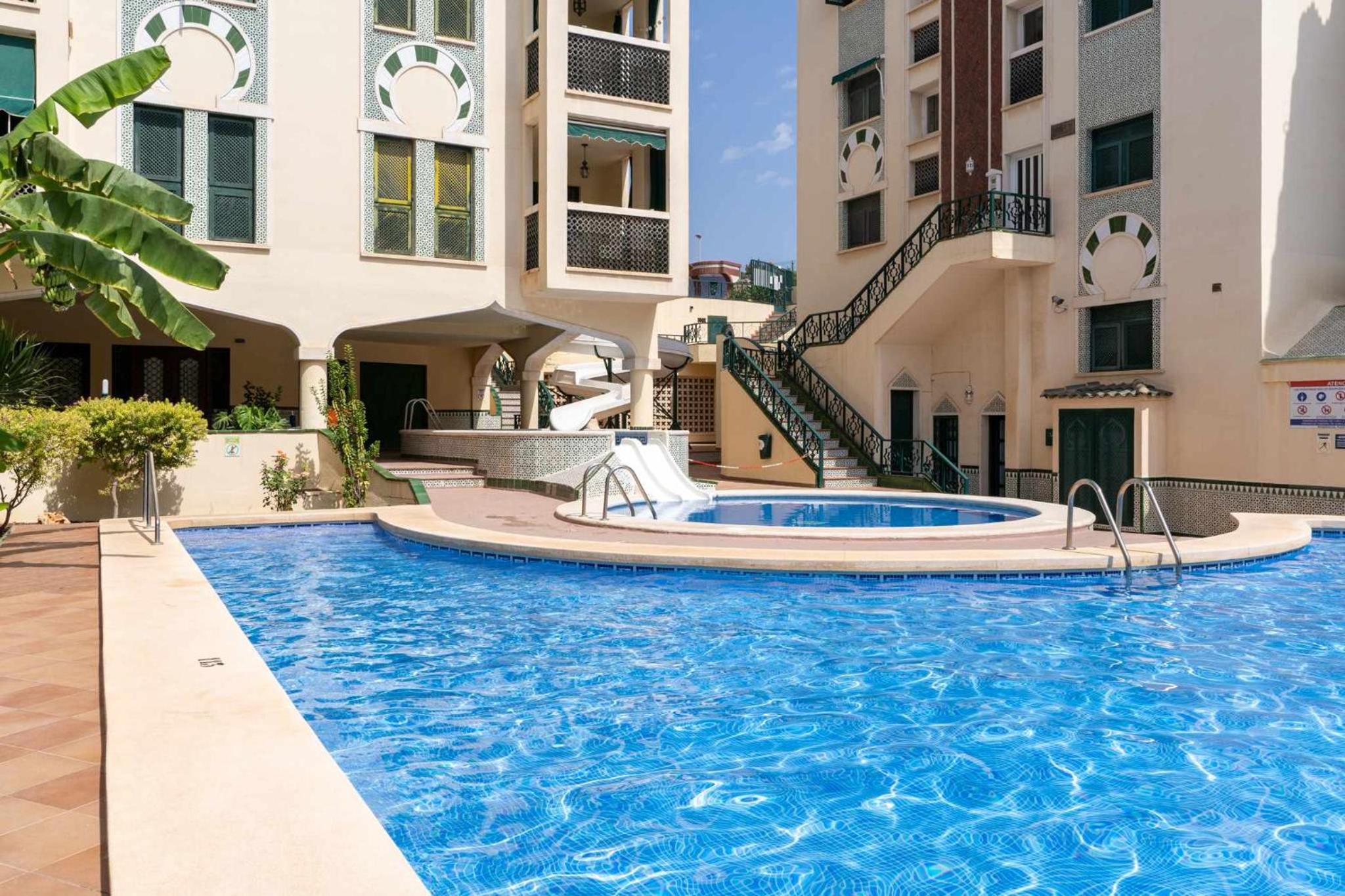rentafive Varadero con piscina, playa y terraza