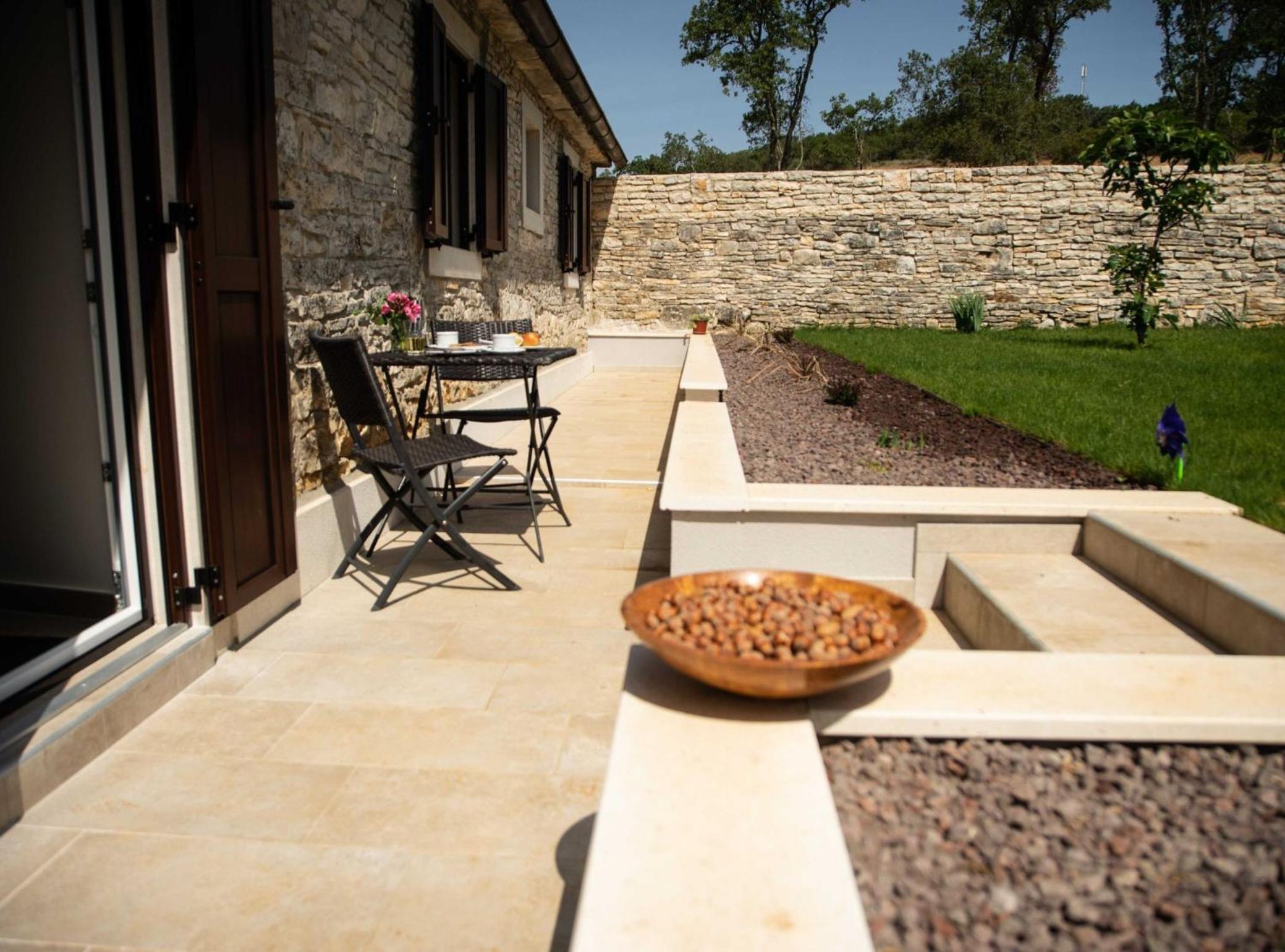 The Poolside Stone House in Bale