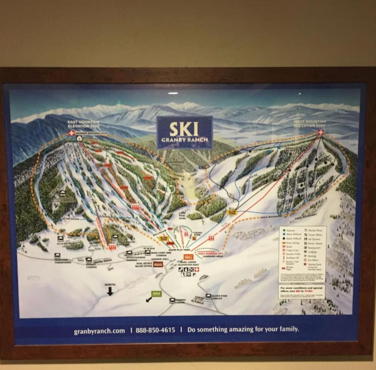 Base Camp Ski Slope Views Granby Ranch view 5