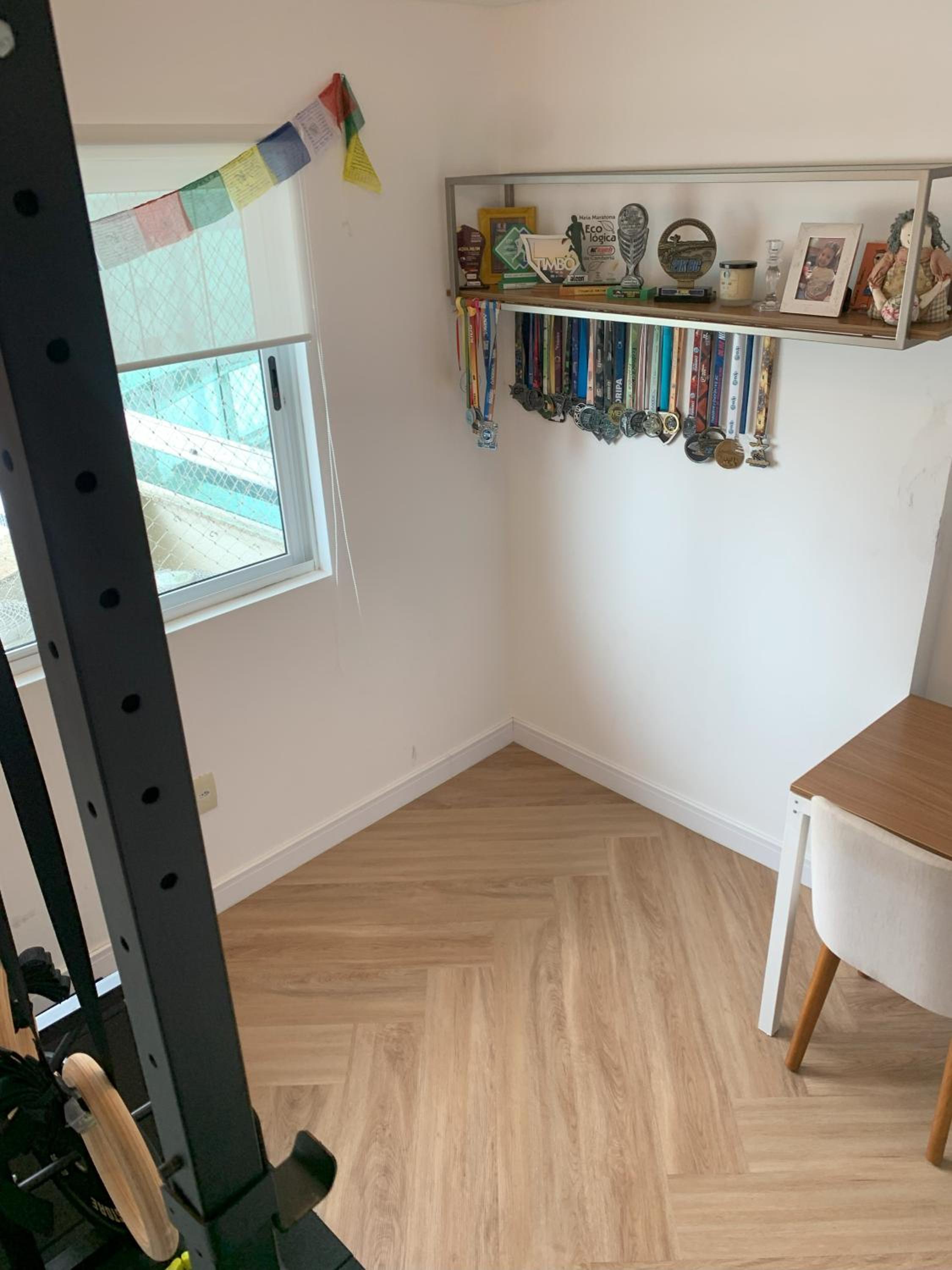 Apartamento decorado com vista para o mar