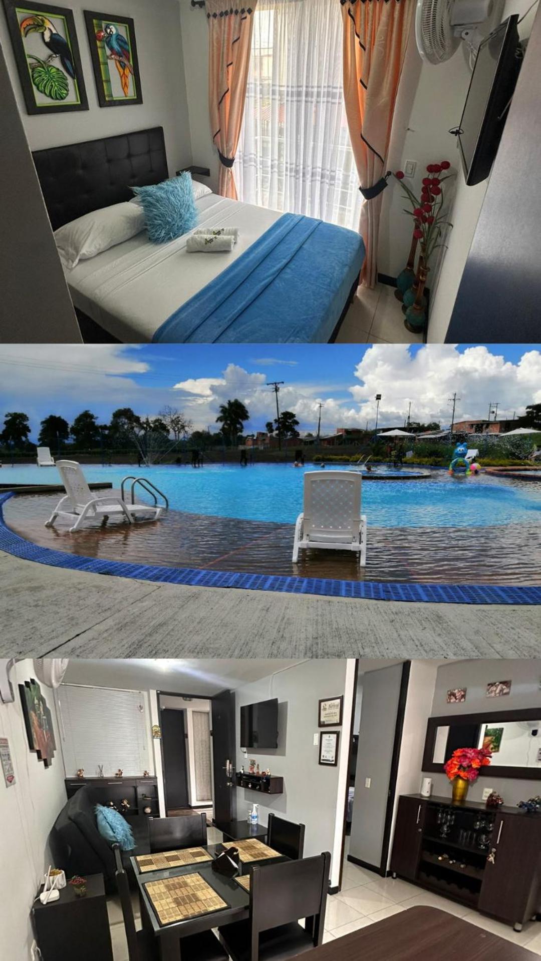 APARTAMENTO CON PISCINA CERCA AL PARQUE DEL CAFE Y EL AEROPUERTOo