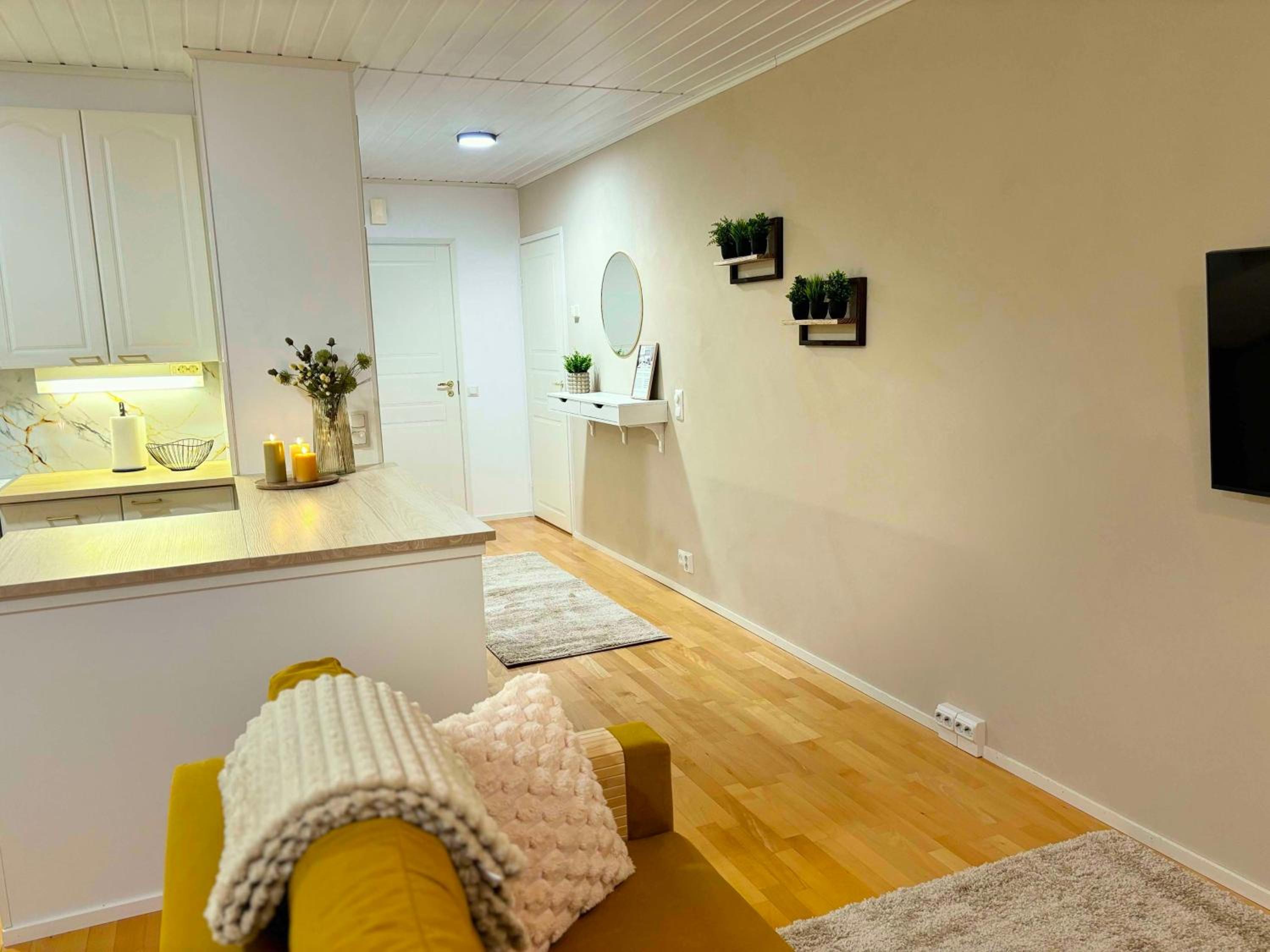 Kivilinna Apartments Oulainen - Liinavaatteet, pyyhkeet ja loppusiivous sisältyvät hintaan