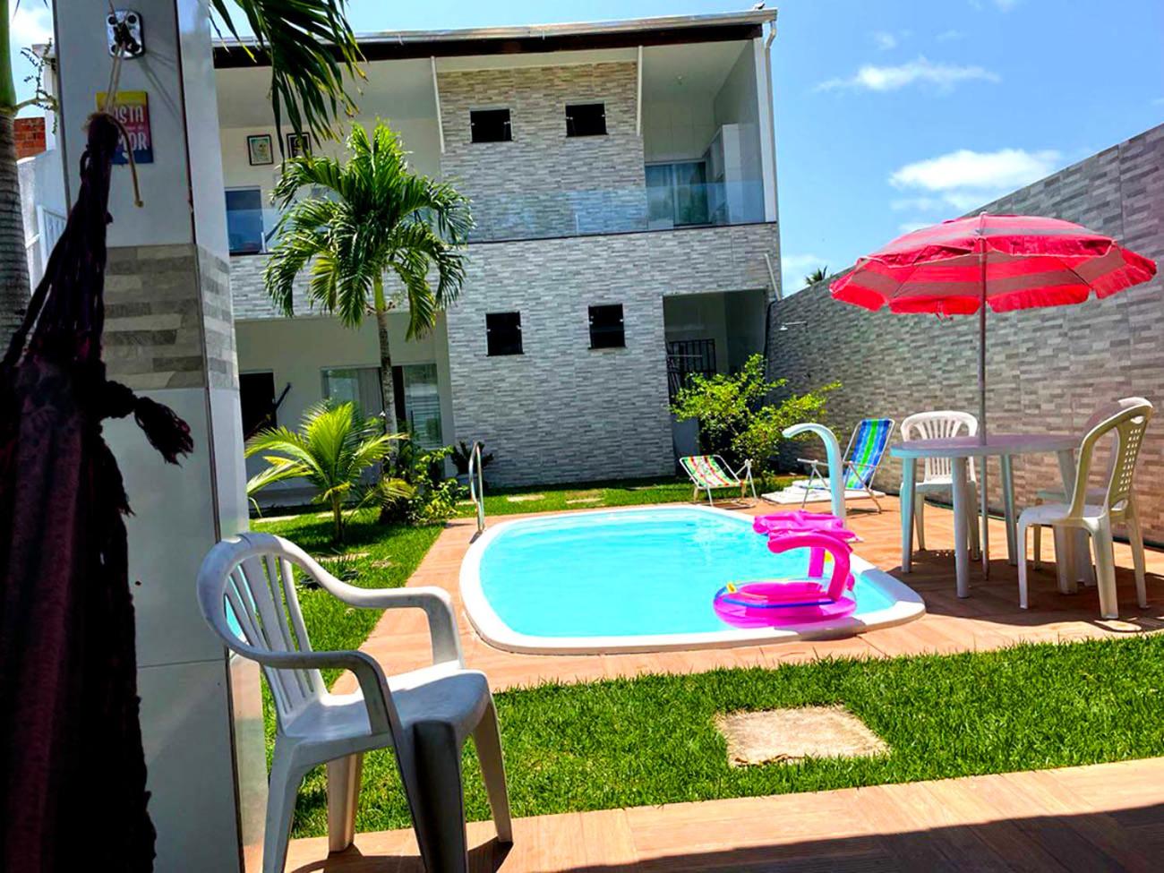 2 Casas - 4 minutos da Orla Pôr do Sol, 1-4 Quartos, Piscina, Churras,