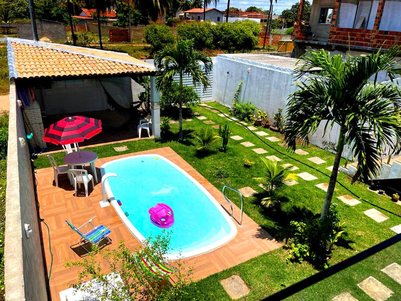 2 Casas - 4 minutos da Orla Pôr do Sol, 1-4 Quartos, Piscina, Churras,