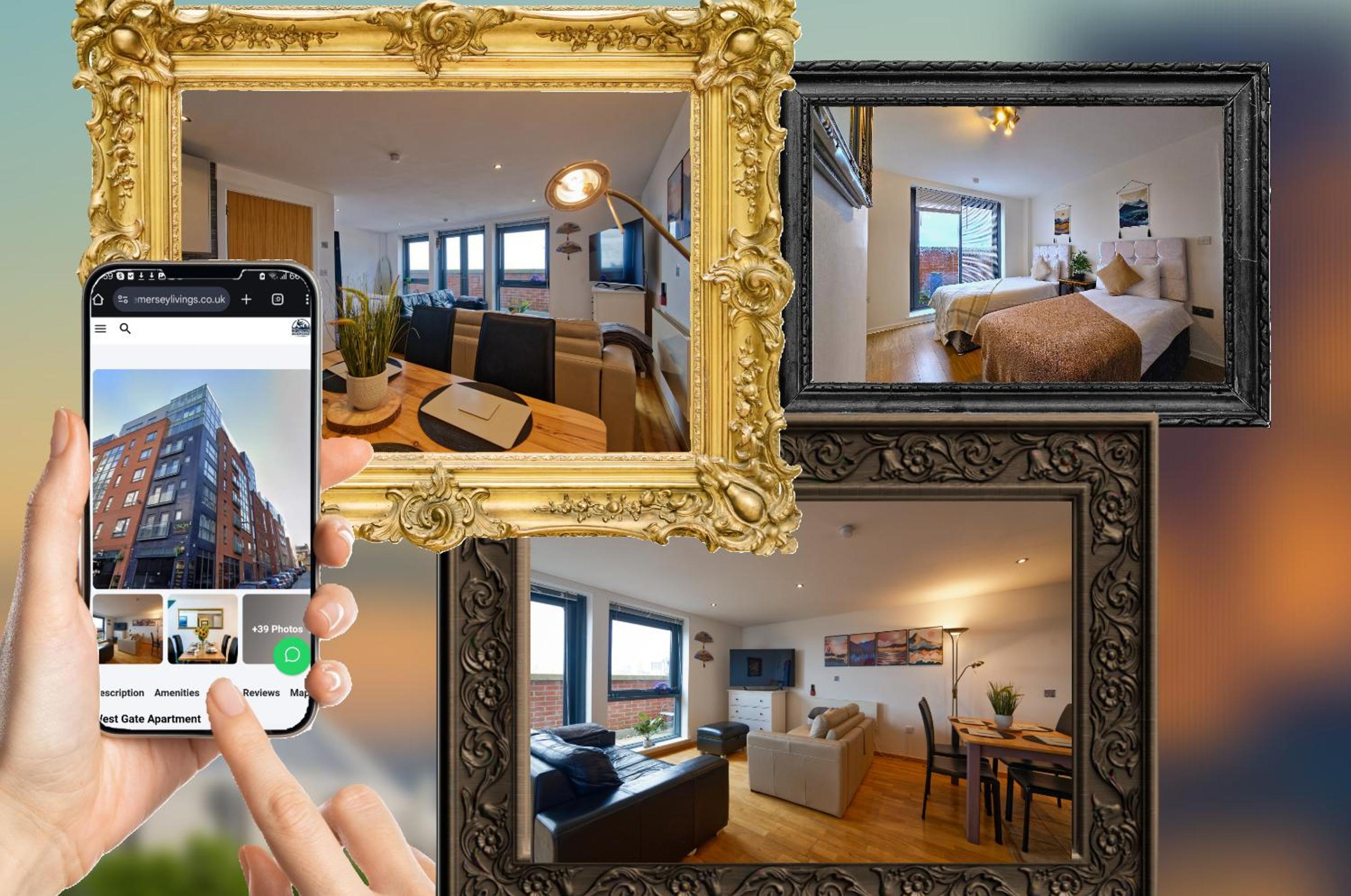 Sidemersey Livings- Convenient and Accessible 1-Bedroom Flat with a View, Central Liverpool view 3