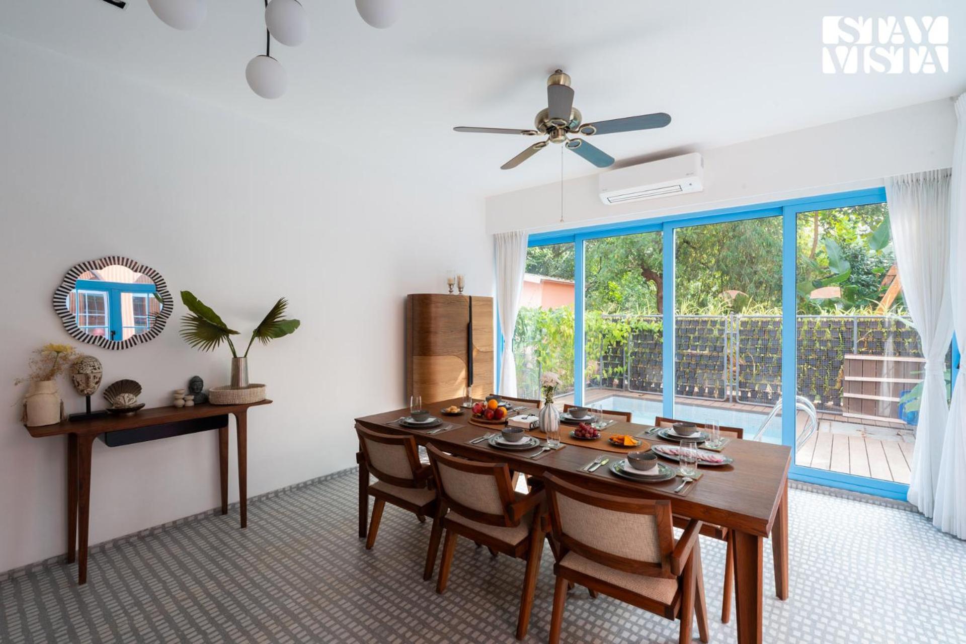 StayVista at Baia Alondra with Pool, BBQ, Balcony view 5
