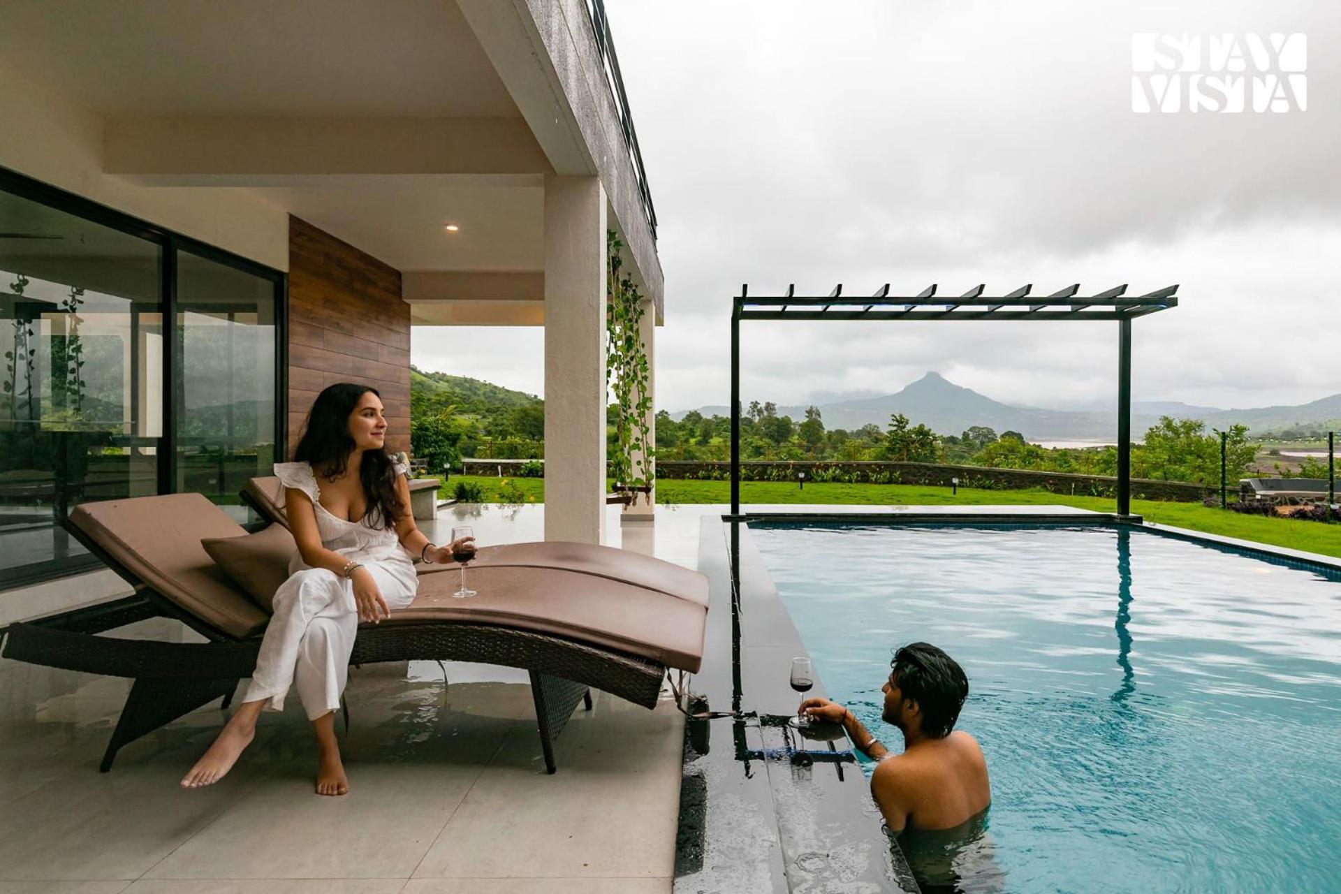 StayVista at Evara Villa - Pool, BBQ and Bonfire view 3
