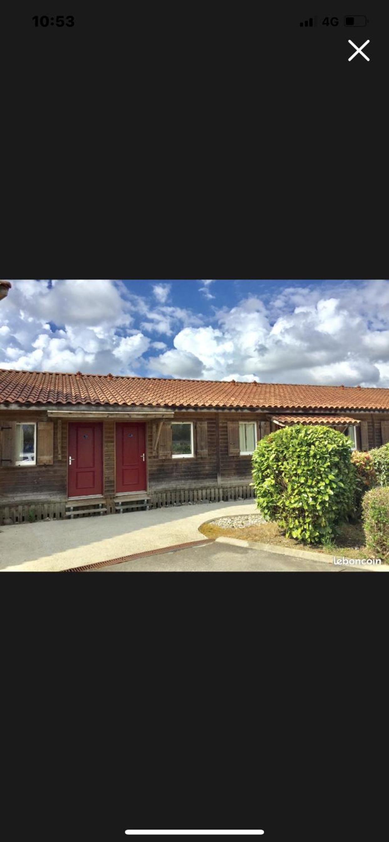 Maisonnette en bois pour 4 personne village vacances Avec