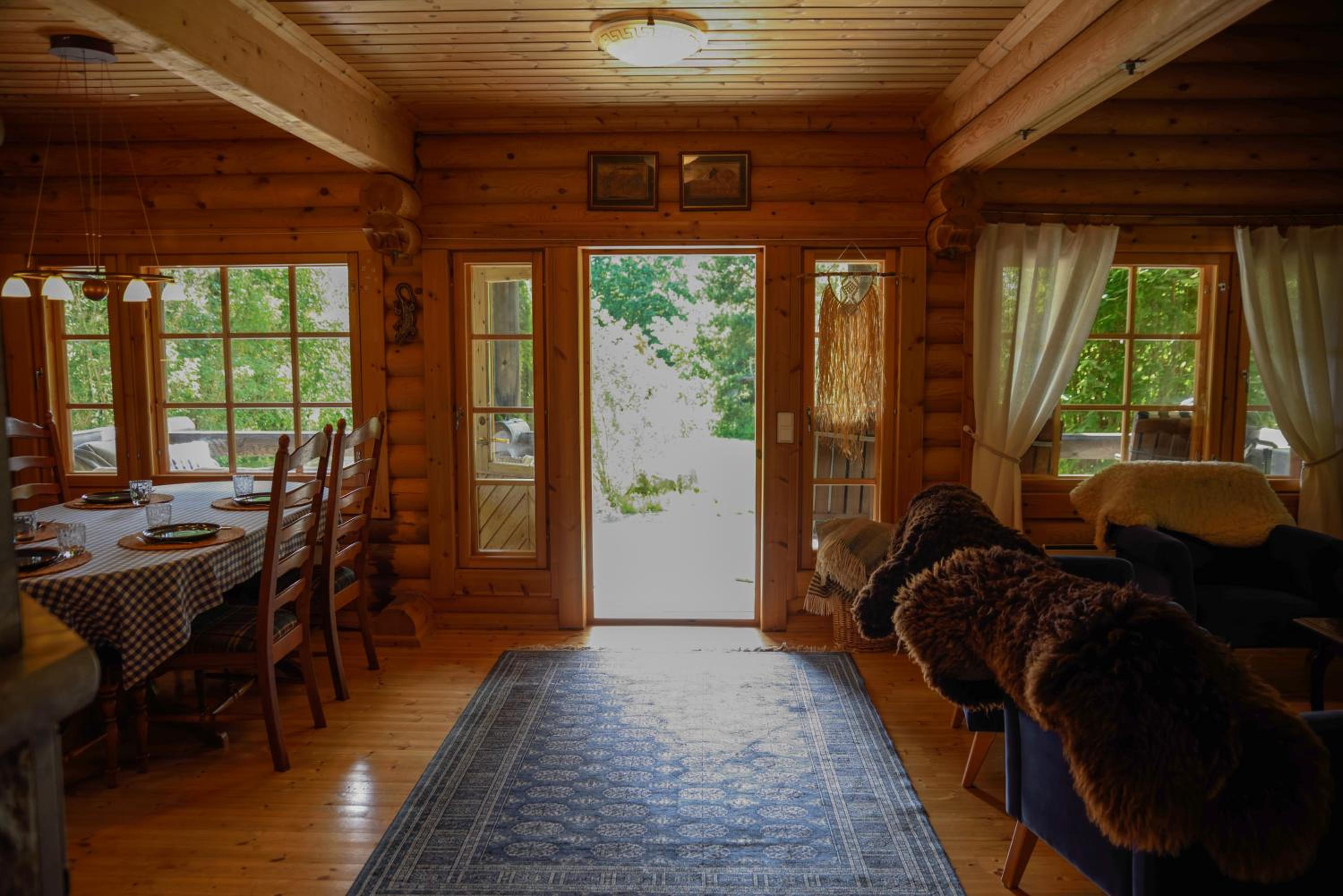 Seaside log-house 'Merehõbeda' with sauna and hot tub view 5