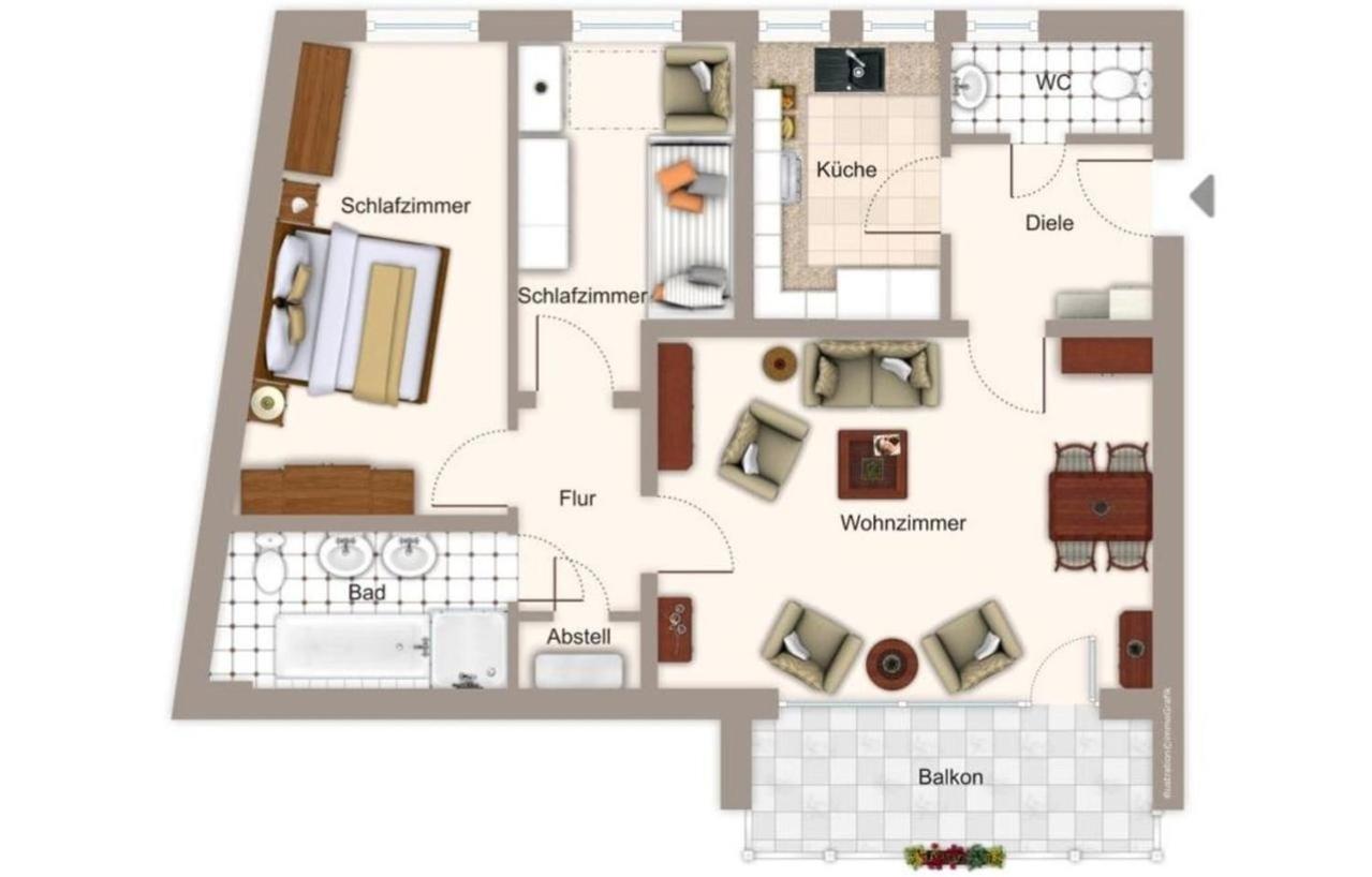 Holiday Residenz II Ferienwohnung Toornkieker