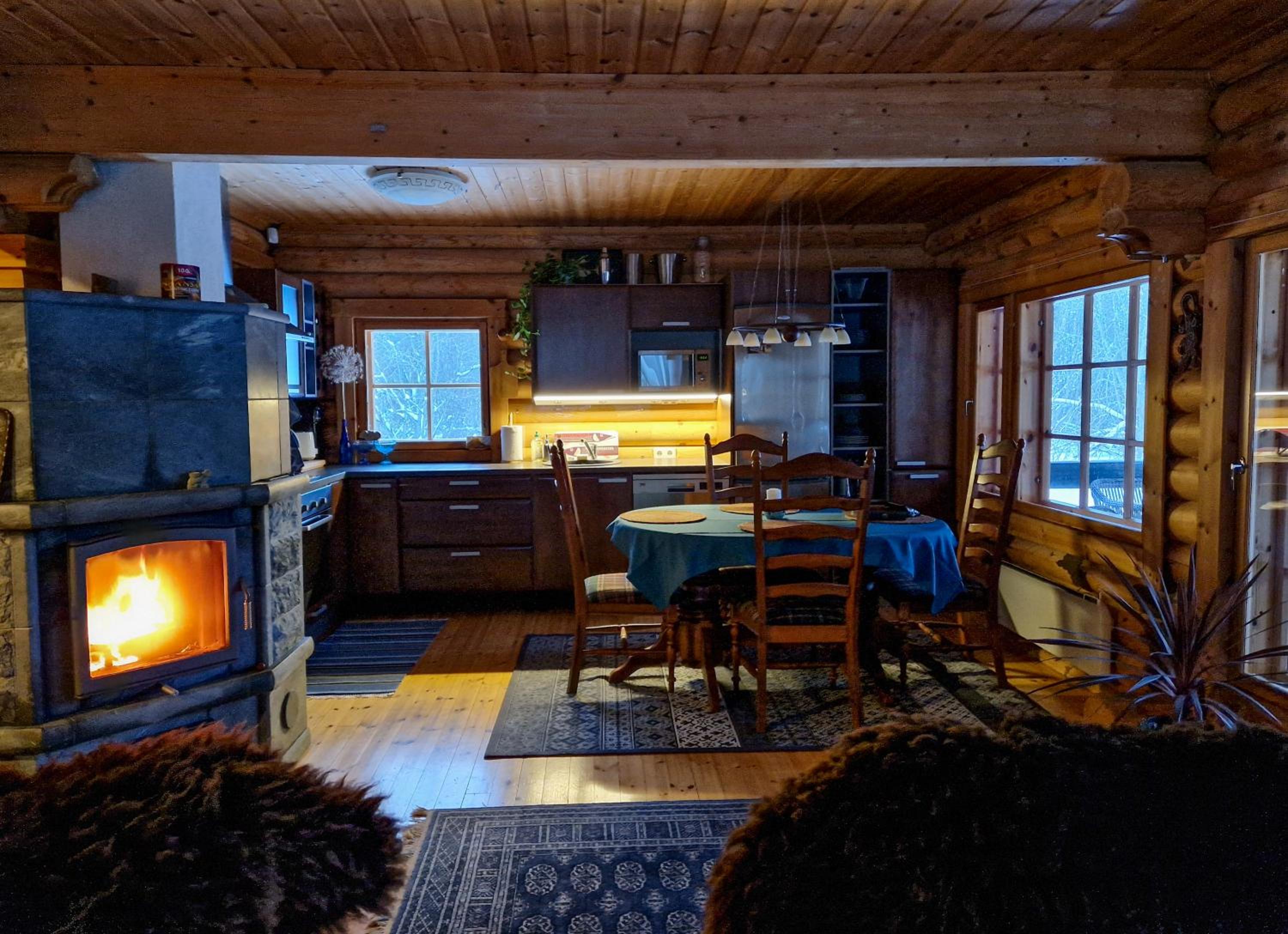 Seaside log-house 'Merehõbeda' with sauna and hot tub view 2