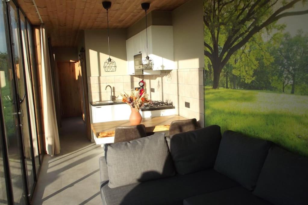 Tiny House 't klein geluk dichtbij Brugge met fiets'