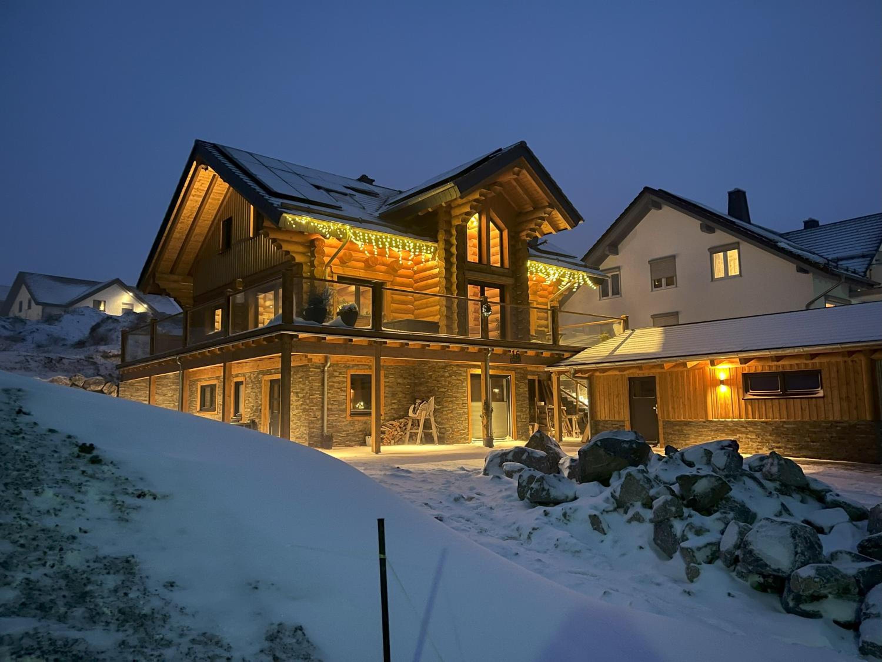 Ferienwohnung Uplandblockhaus