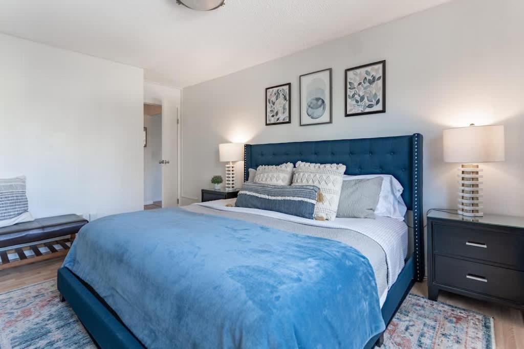 Vibrant Downtown, King Bed, Work Desk & Kitchen view 3
