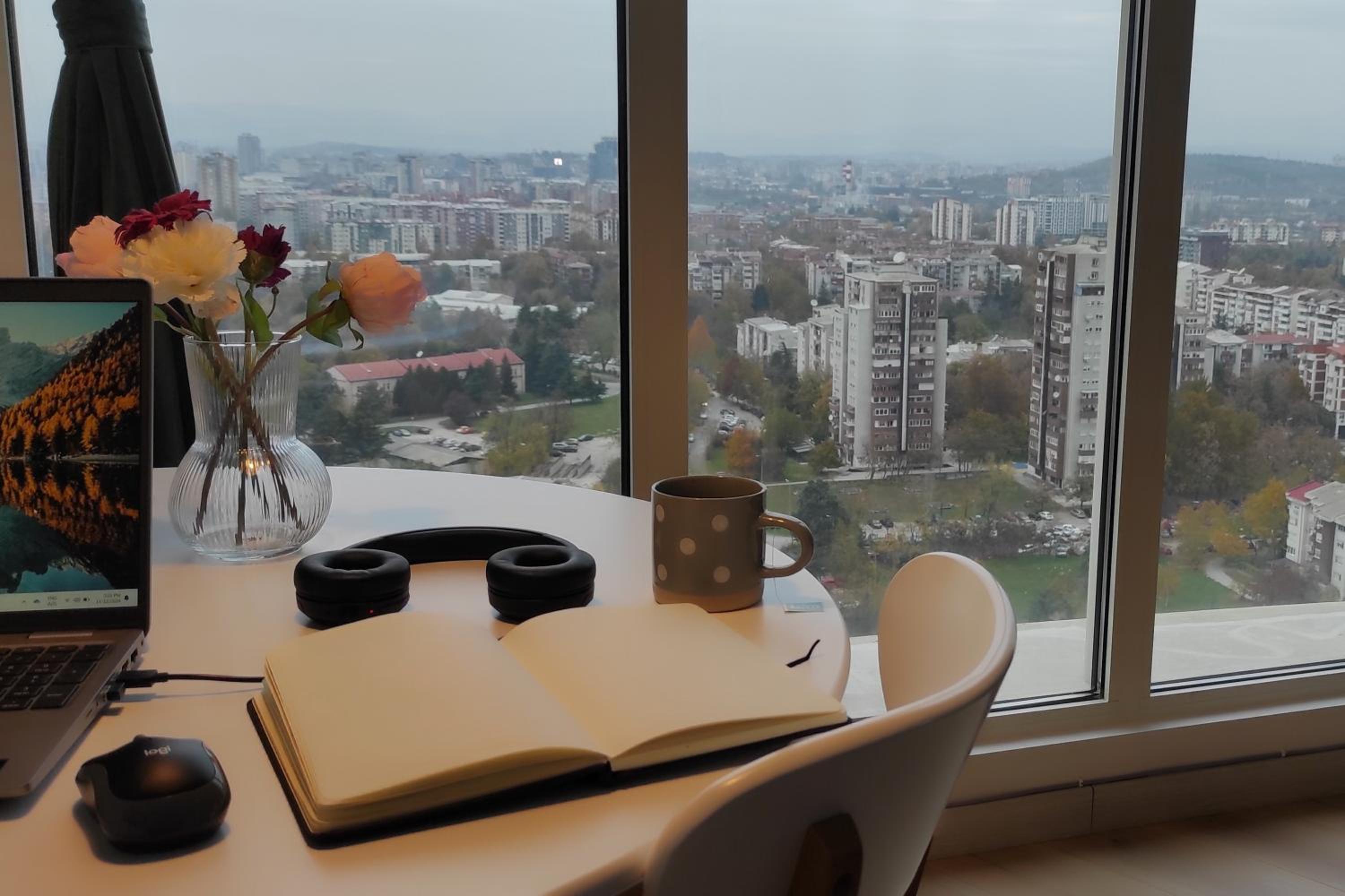 Skopje Sky City 23rd floor view 4
