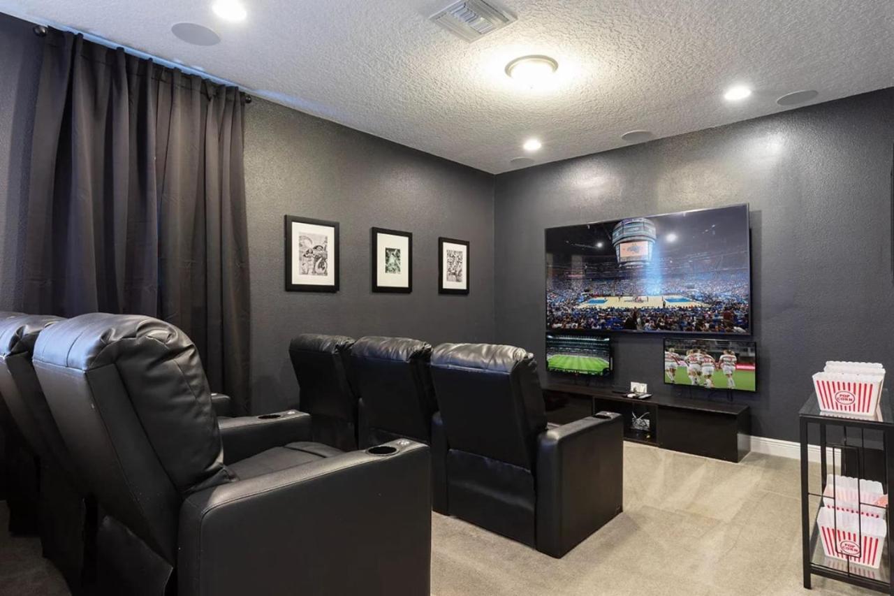 Disney Themed Rooms with Movie Theater and Huge Pool