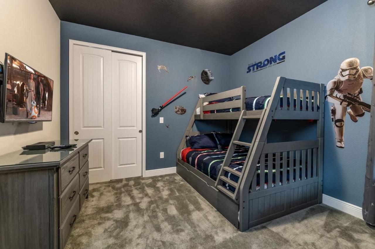 Disney Themed Rooms with Movie Theater and Huge Pool