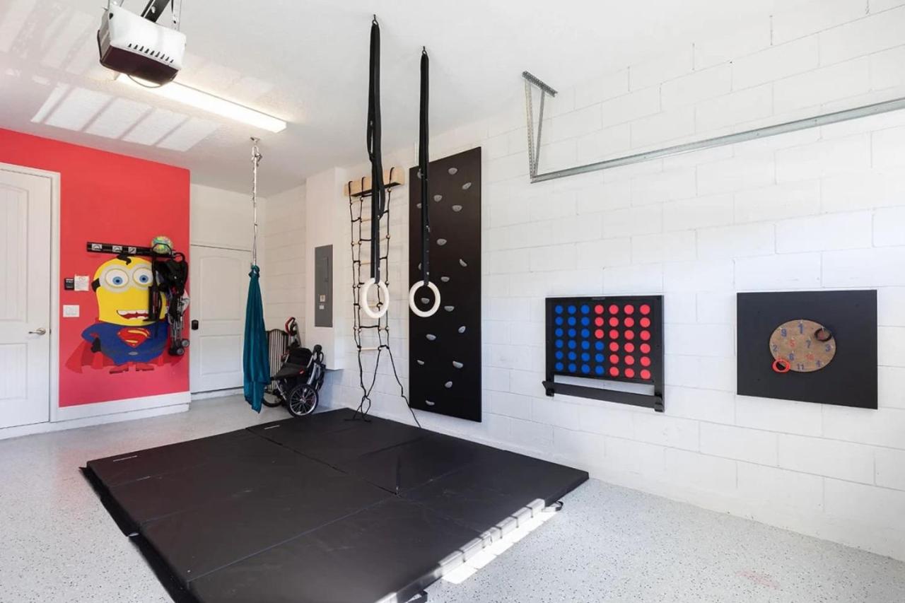 Disney Themed Rooms with Movie Theater and Huge Pool