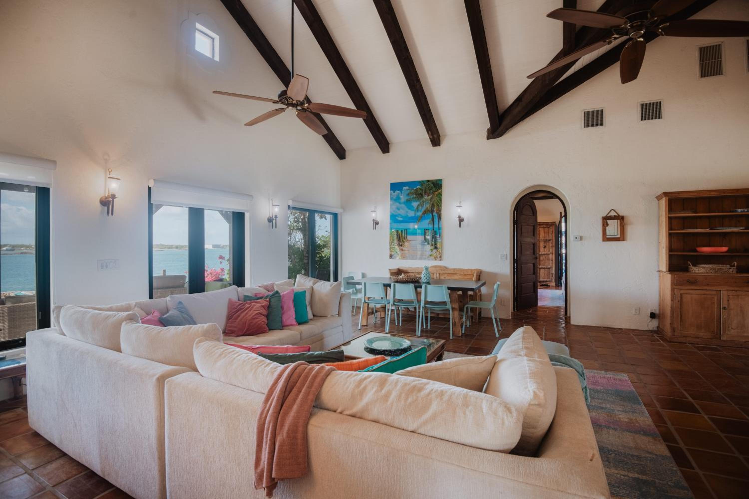 Harbour Beach Villa - large dock & great views!