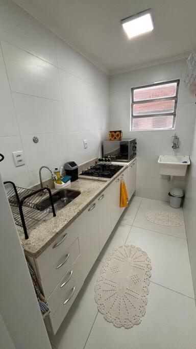 Apartamento São Vicente frente a praia