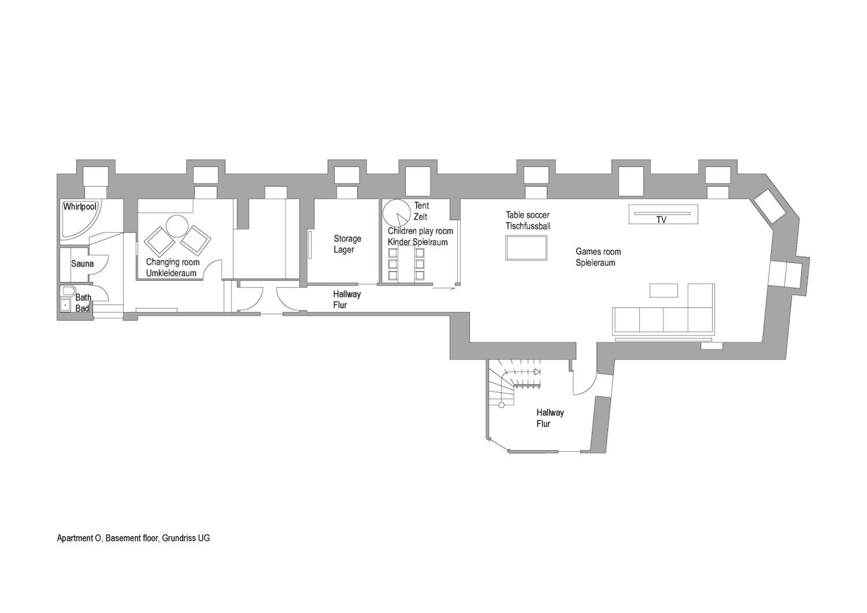 Holiday 33 Apartment O, 185 sqm with whirlpool and kids play room