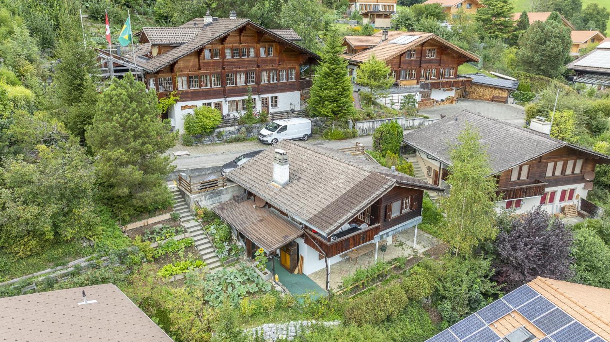 Chalet In The Nature Park With Fireplace Bbq