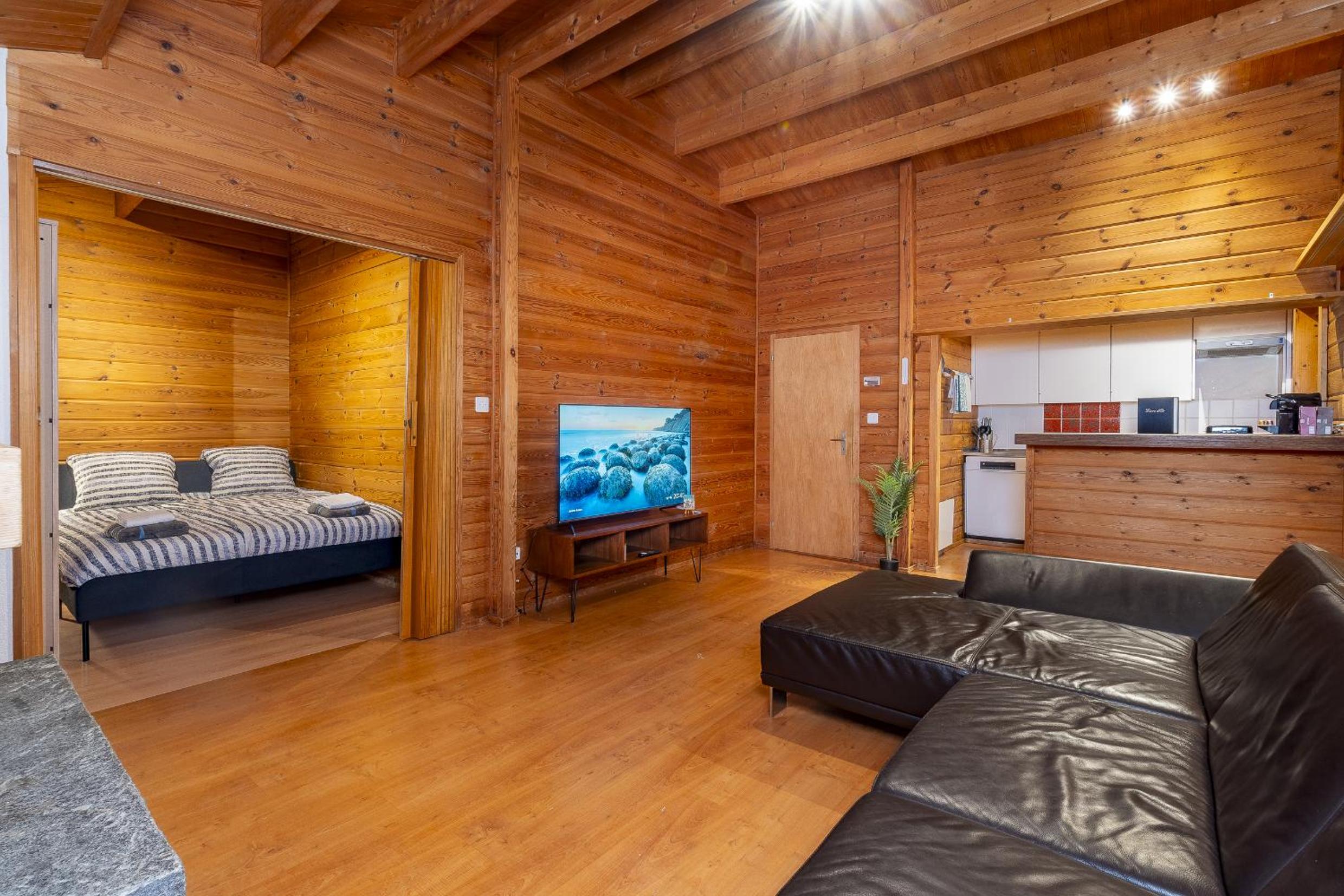 Chalet In The Nature Park With Fireplace Bbq