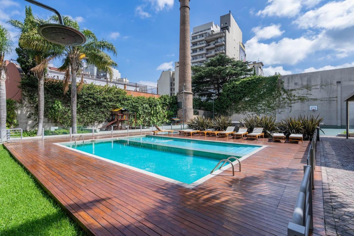 Nuevo y lujoso departamento en Palermo - Edificio 5 ⭑ Pileta, Gym, parrilla, plaza de niños, cancha de fútbol & Garage