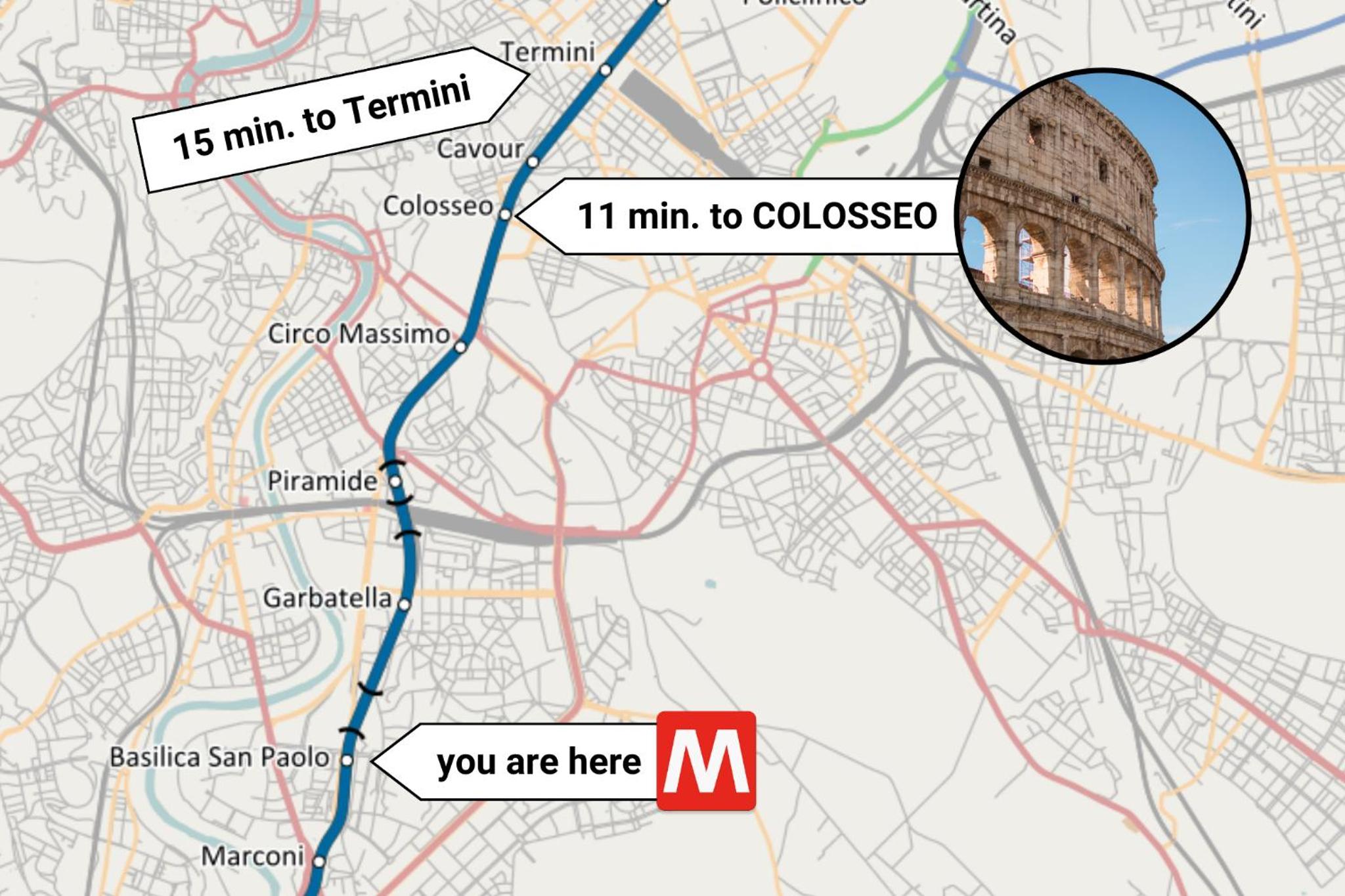 San Paolo Suites Metro Station