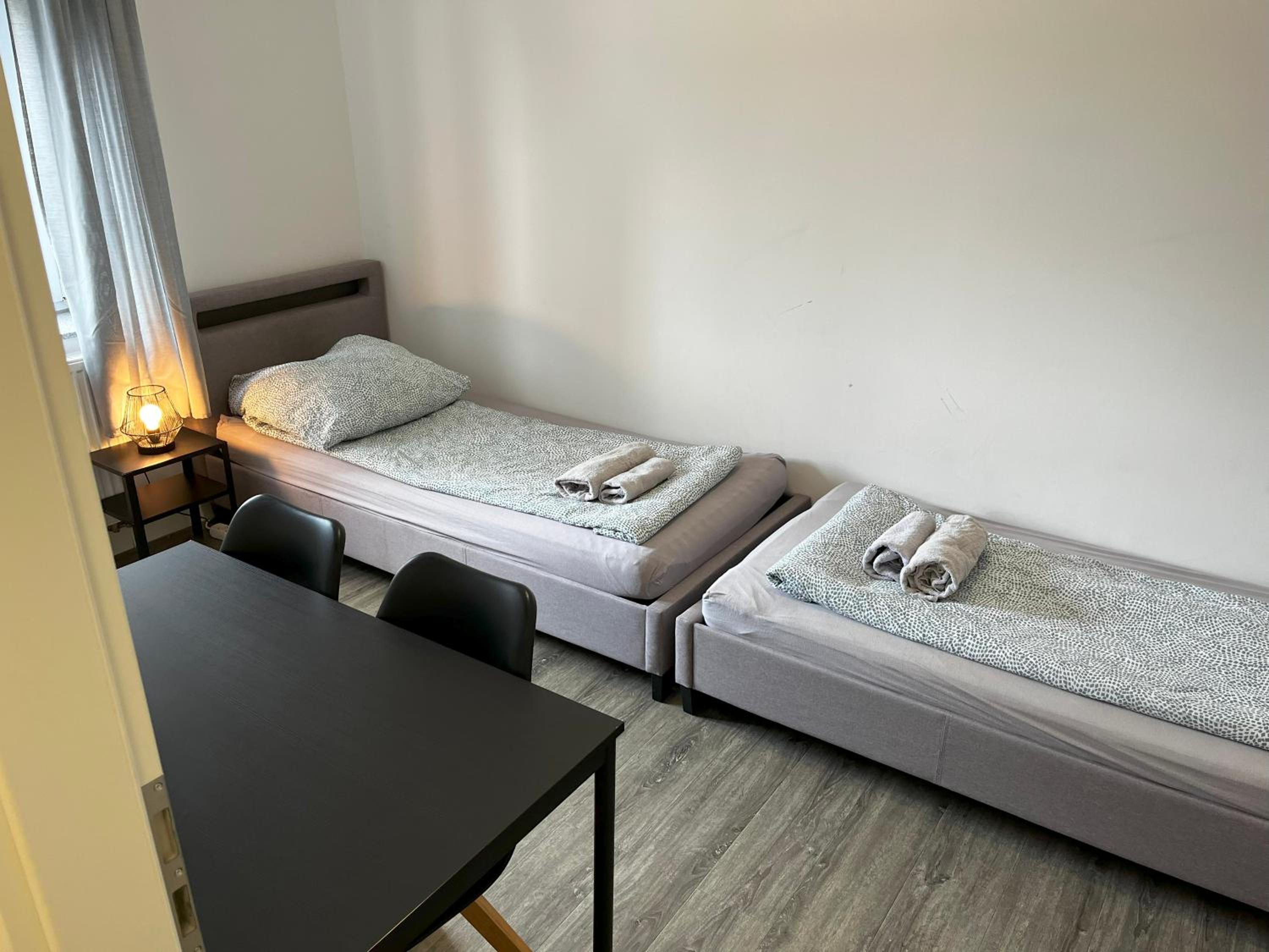 Two-Bedroom Private Suites with Bathroom & Kitchenette