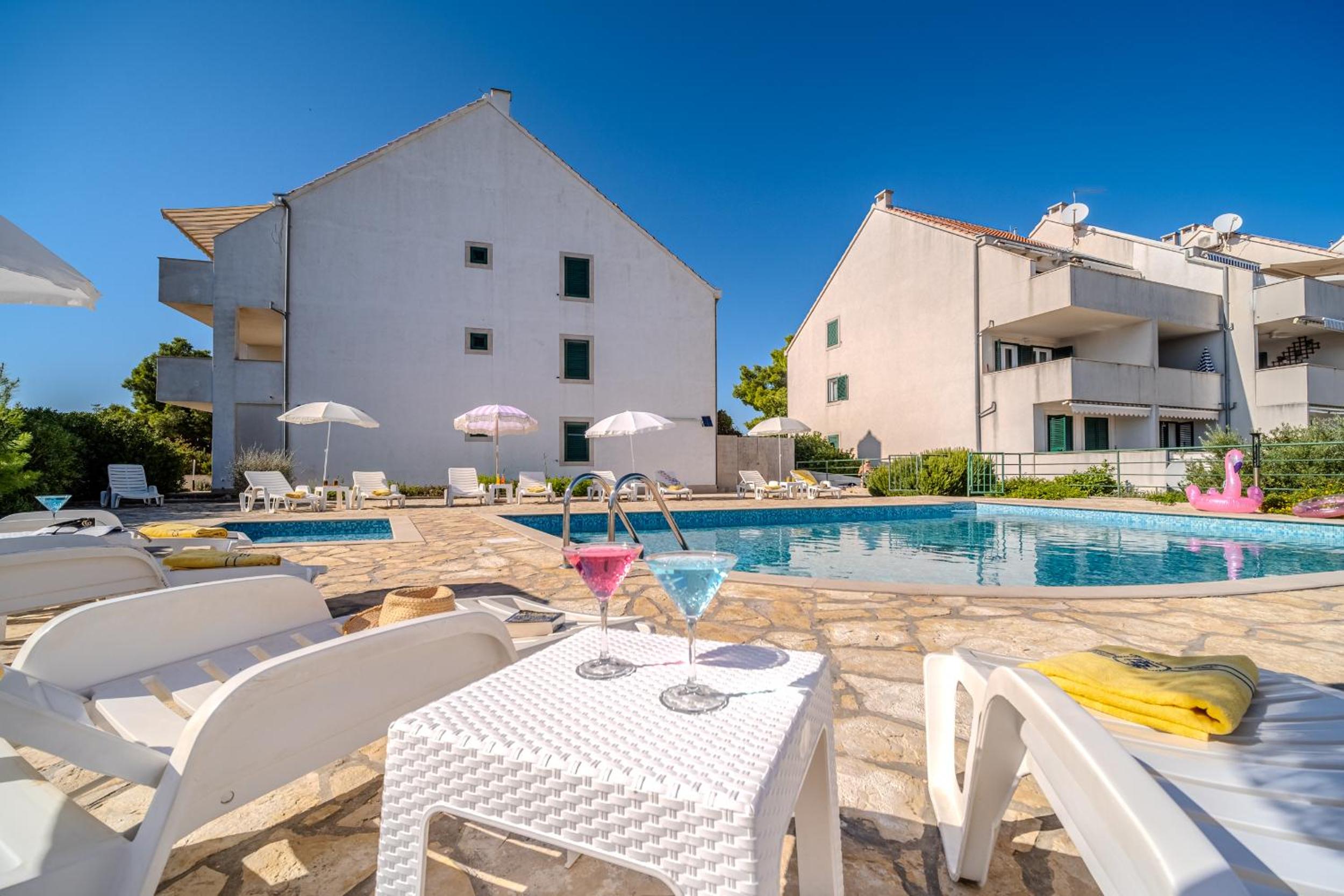 Apartment Milna - with Swimming Pool & Amazing Seaviews, above Bijaka Beach view 5