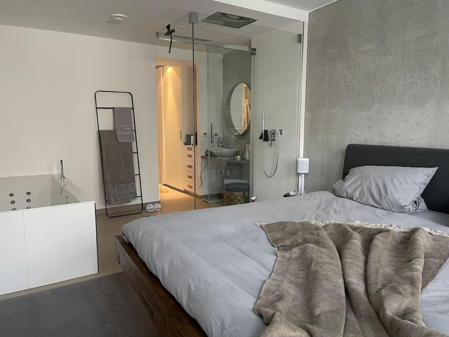 Smarte Businesswohnung mit Whirpool und Kamin