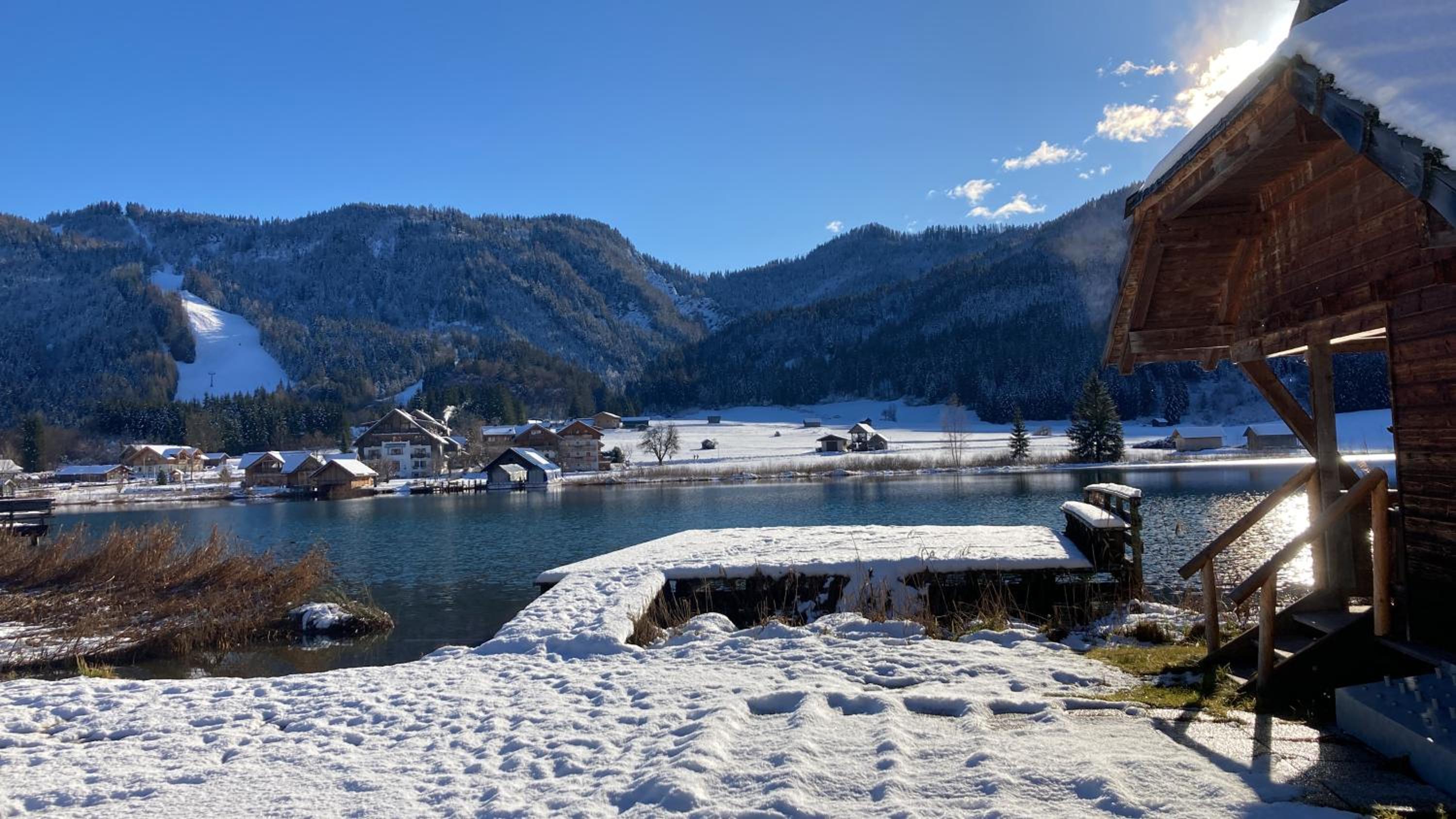 Garten Seeapartments Kärntnerhof Hundefreundlich