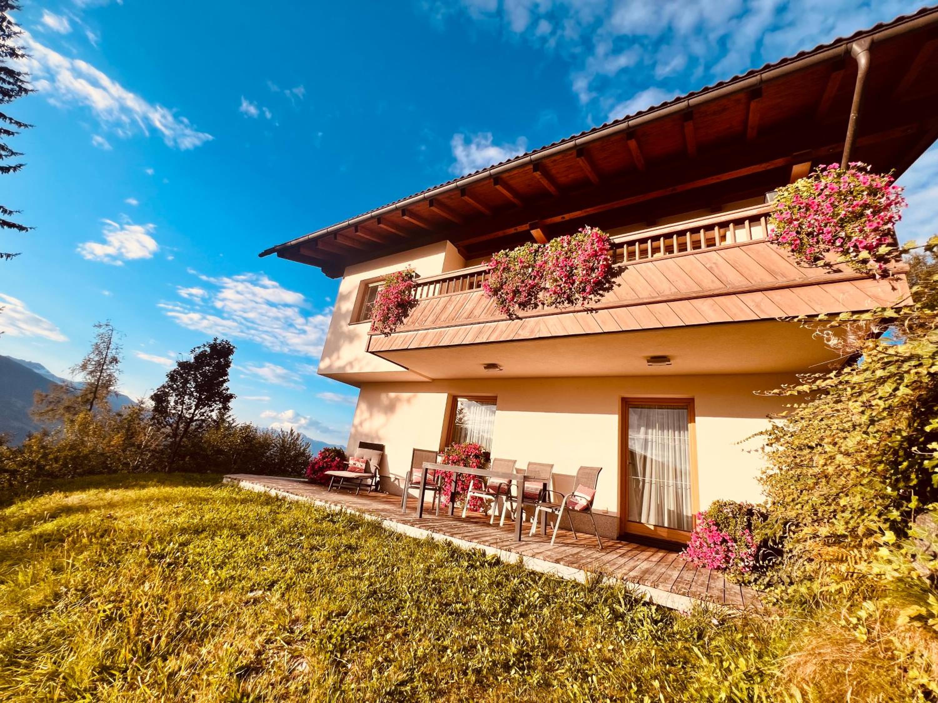 Ferienhaus Zillertal Rohrberg mit Panoramablick und Sauna