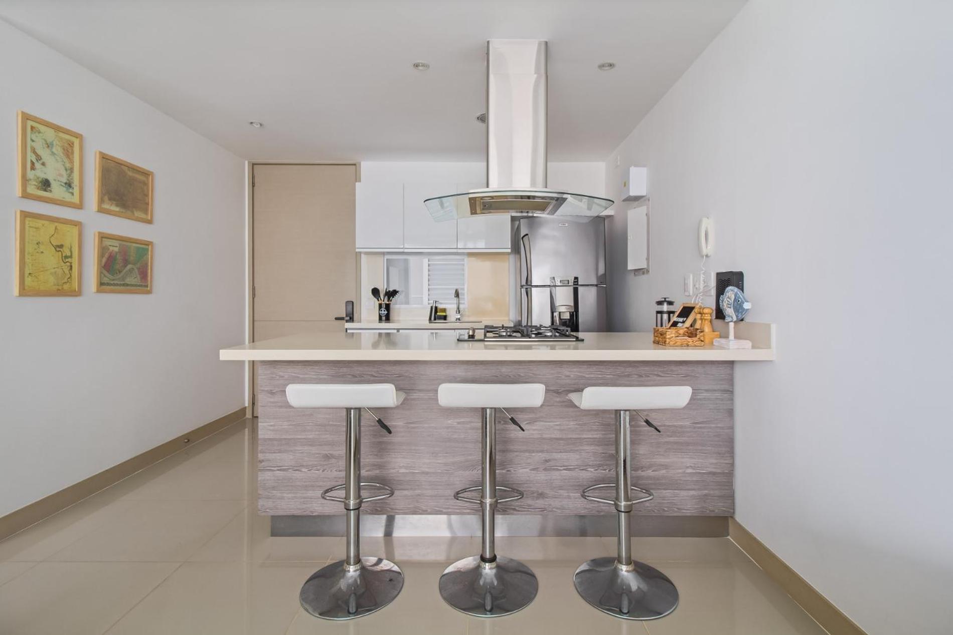 Descanso y playa, cómodo apartamento en Kuali, Santa Marta