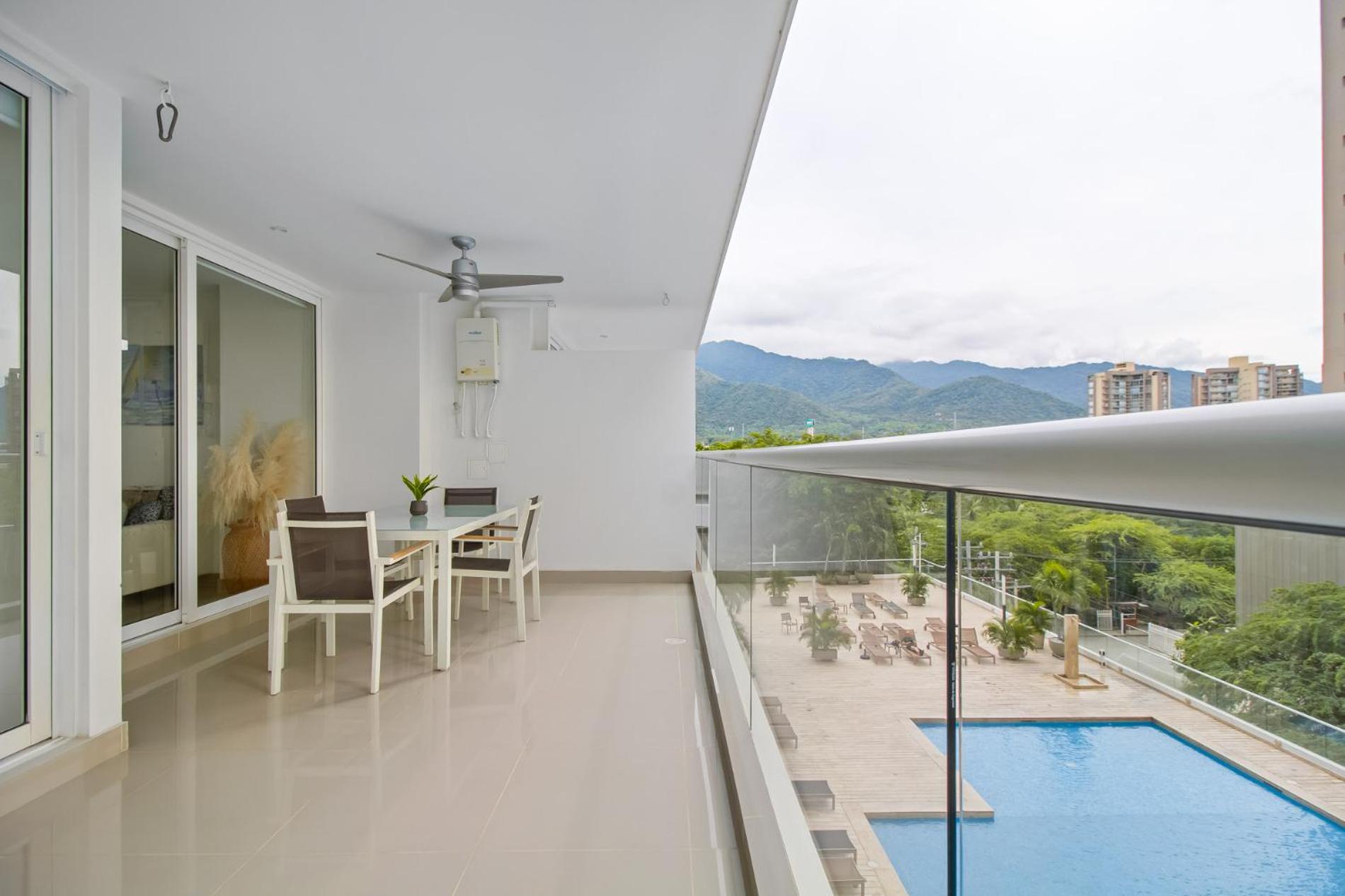 Descanso y playa, cómodo apartamento en Kuali, Santa Marta