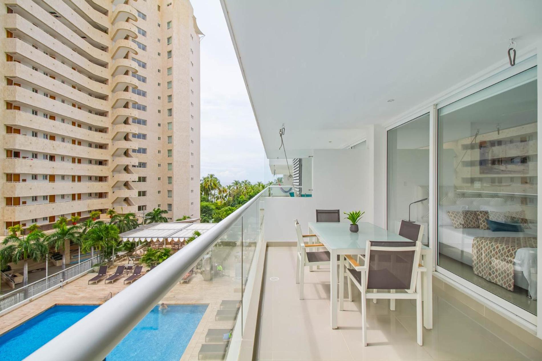 Descanso y playa, cómodo apartamento en Kuali, Santa Marta