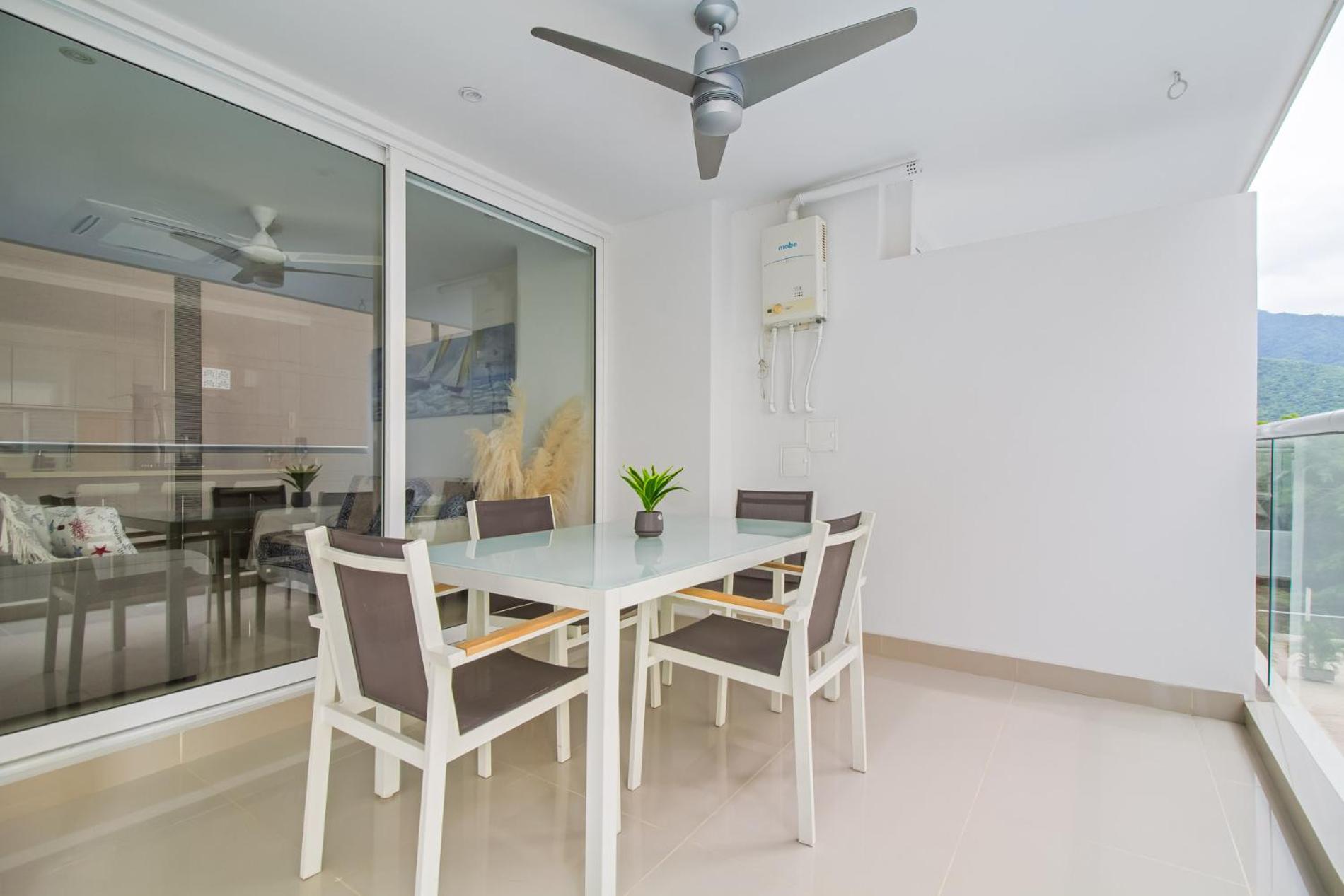 Descanso y playa, cómodo apartamento en Kuali, Santa Marta