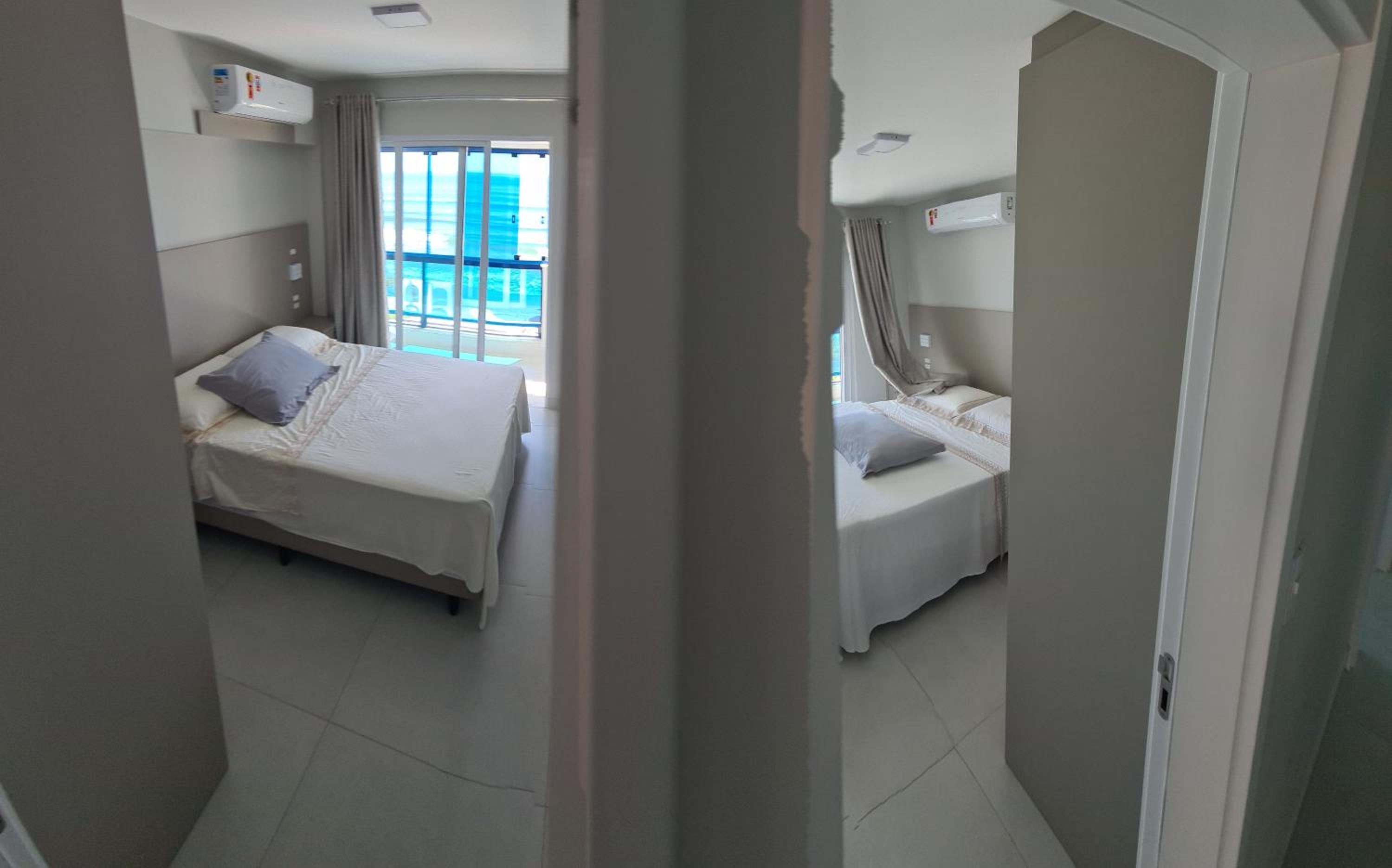Frente mar com 3 quartos!