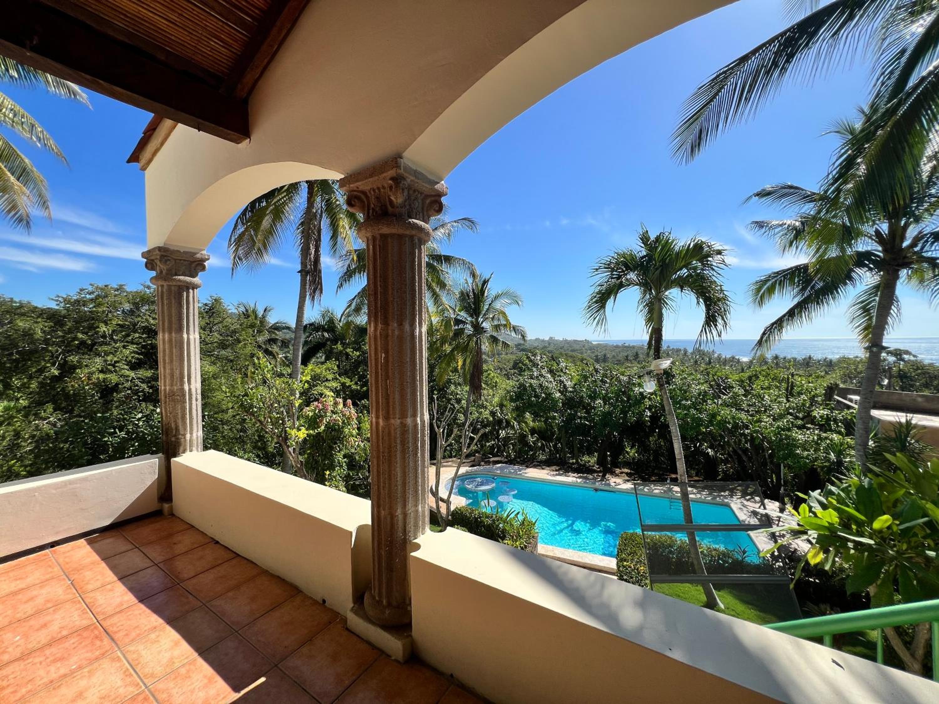 Ocean-View Villa in Cerromar Private Pool 5 min to El Tunco Surf City view 2