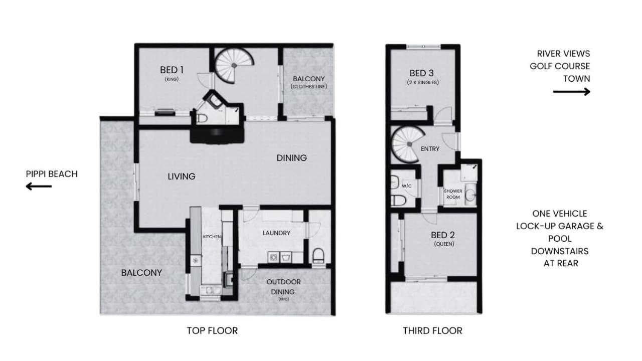 Pippi Beach Penthouse - Oceanstays - Pool & Beachfront