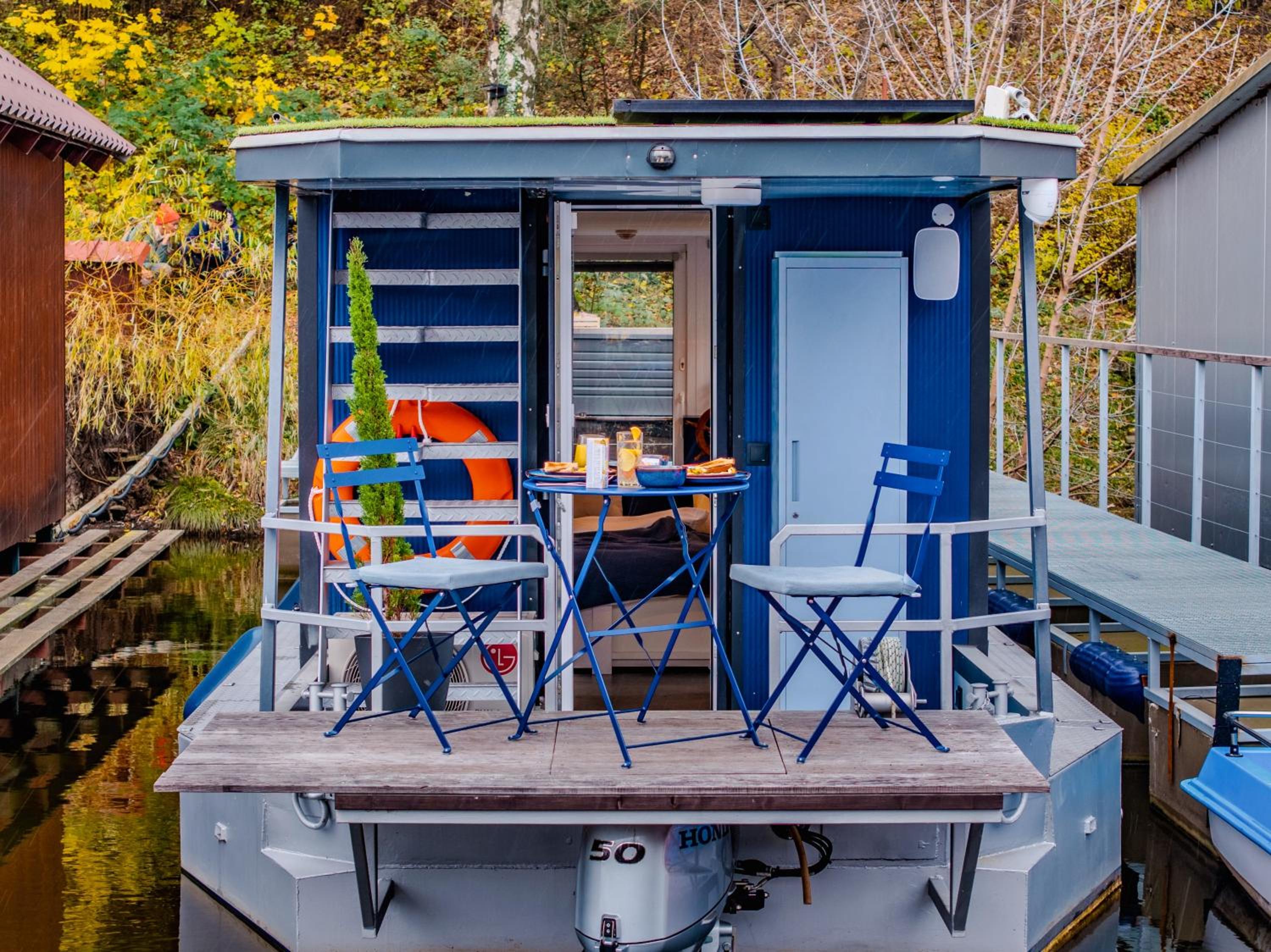 Houseboat Prague with Paddle Boat -Sail, Explore and Relax