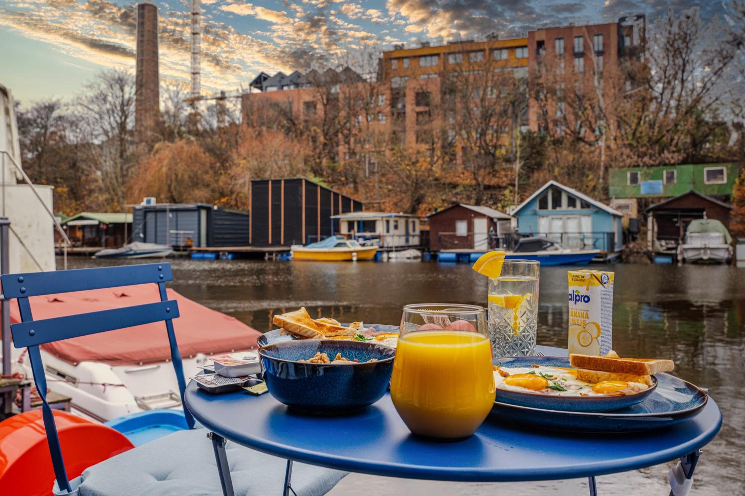 Houseboat Prague with Paddle Boat -Sail, Explore and Relax