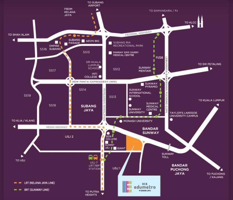 X - The Lumo - Edumetro SEGi College Subang Jaya Sunway Lagoon Monash Taylor Universiti