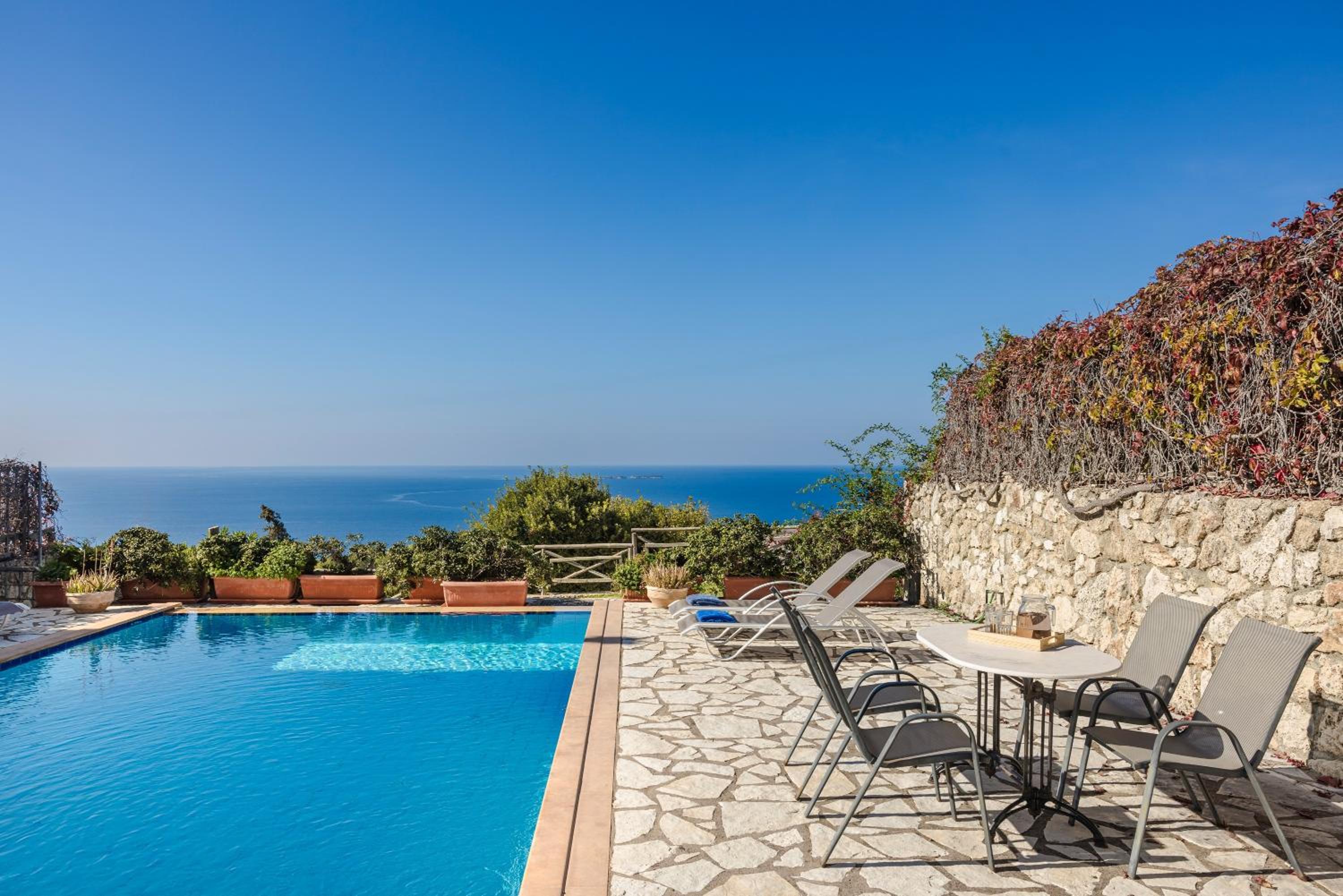 Lassi Seaview Villa Private Pool Villa Efrosini Short Walk To Resort view 3